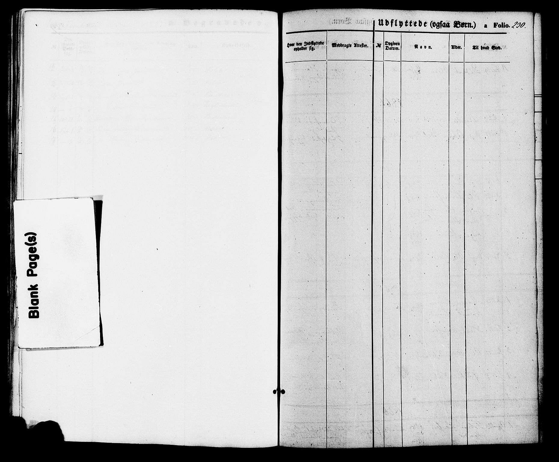 Holum sokneprestkontor, SAK/1111-0022/F/Fa/Fac/L0003: Parish register (official) no. A 3, 1860-1883, p. 230