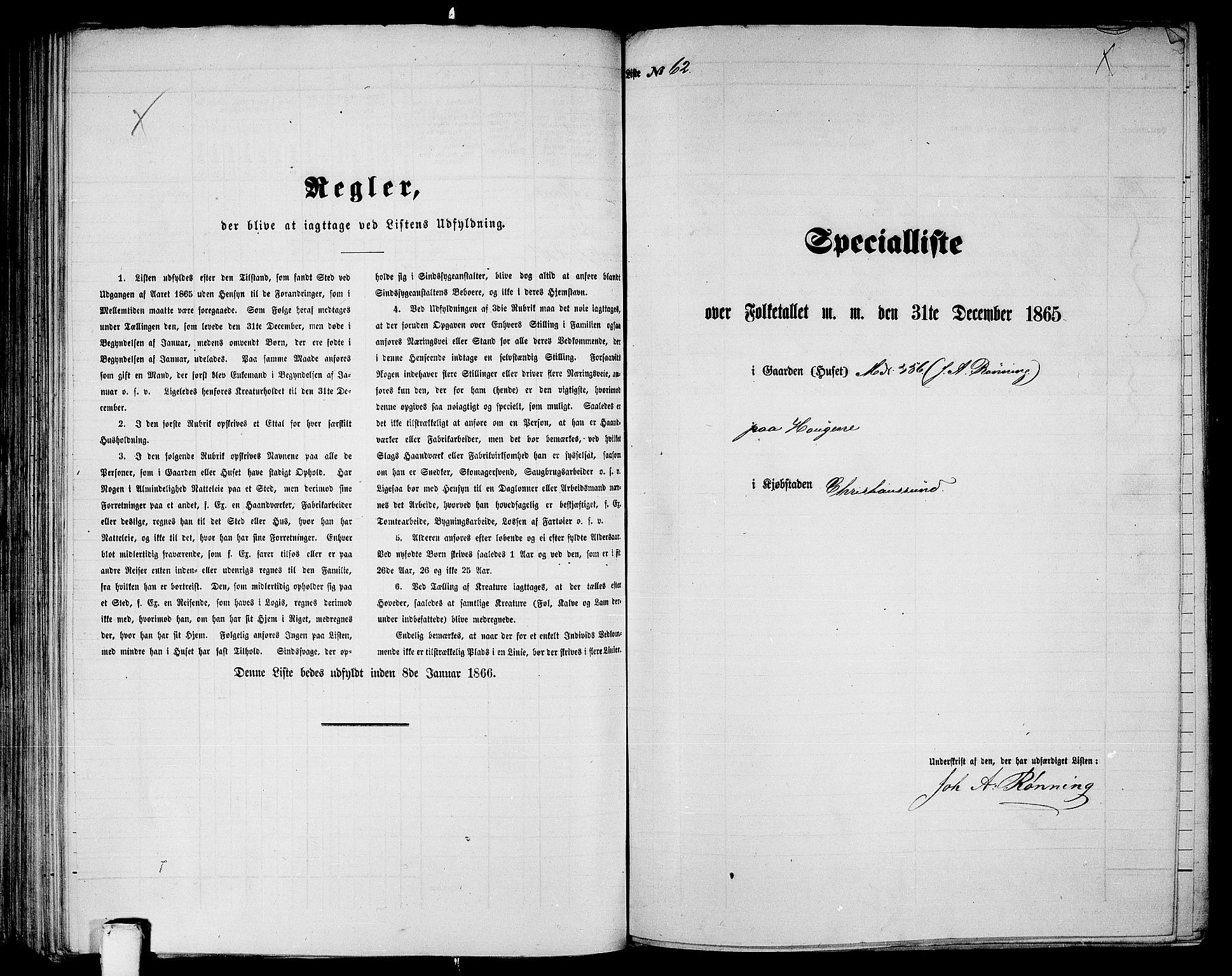 RA, 1865 census for Kristiansund/Kristiansund, 1865, p. 132