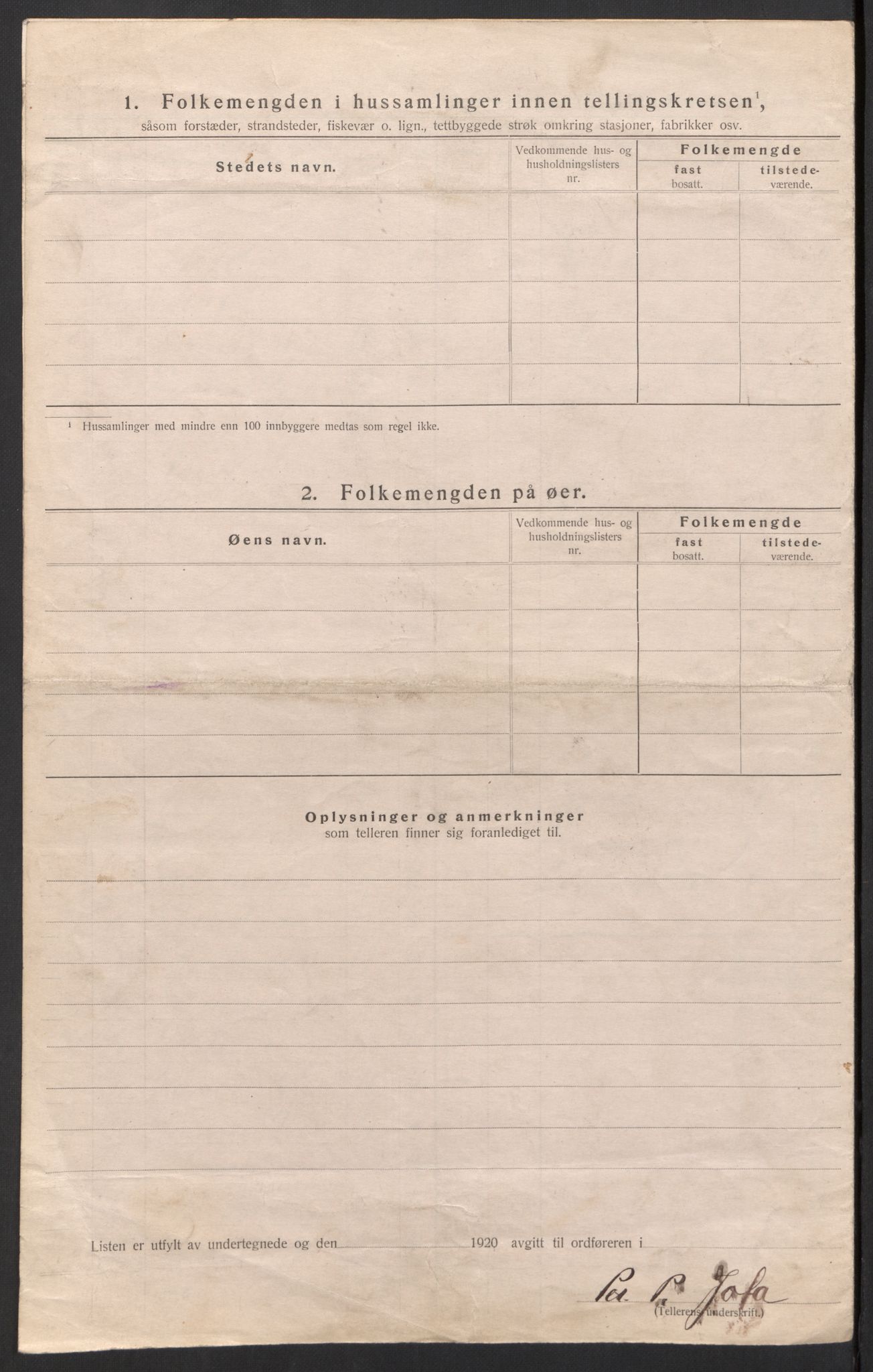 SAH, 1920 census for Trysil, 1920, p. 41