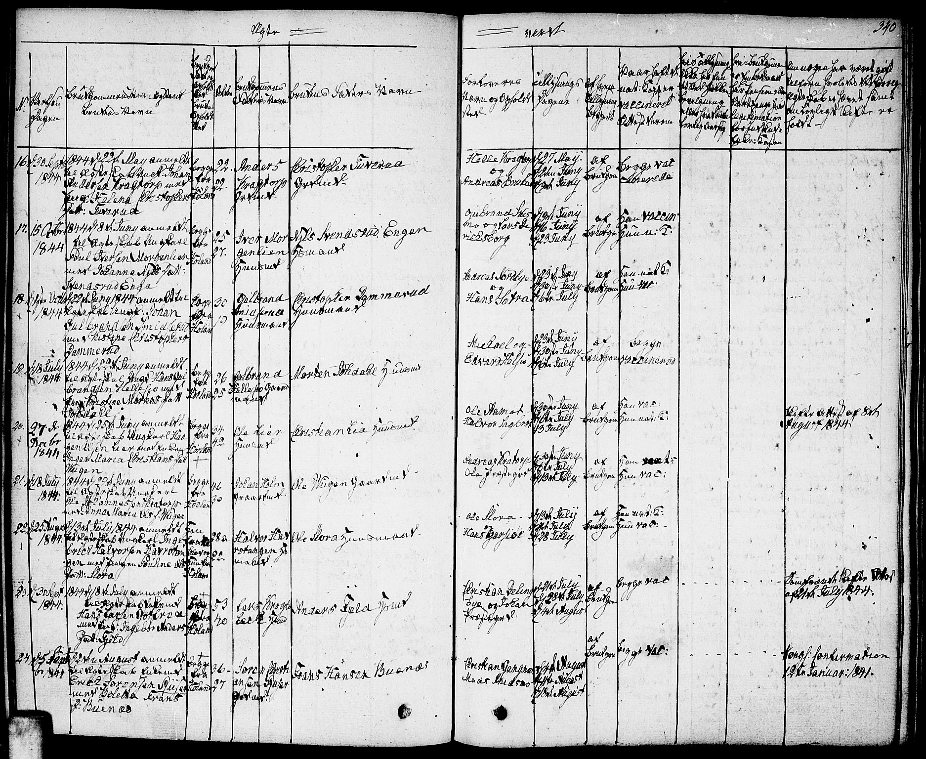 Høland prestekontor Kirkebøker, AV/SAO-A-10346a/F/Fa/L0008: Parish register (official) no. I 8, 1827-1845, p. 340