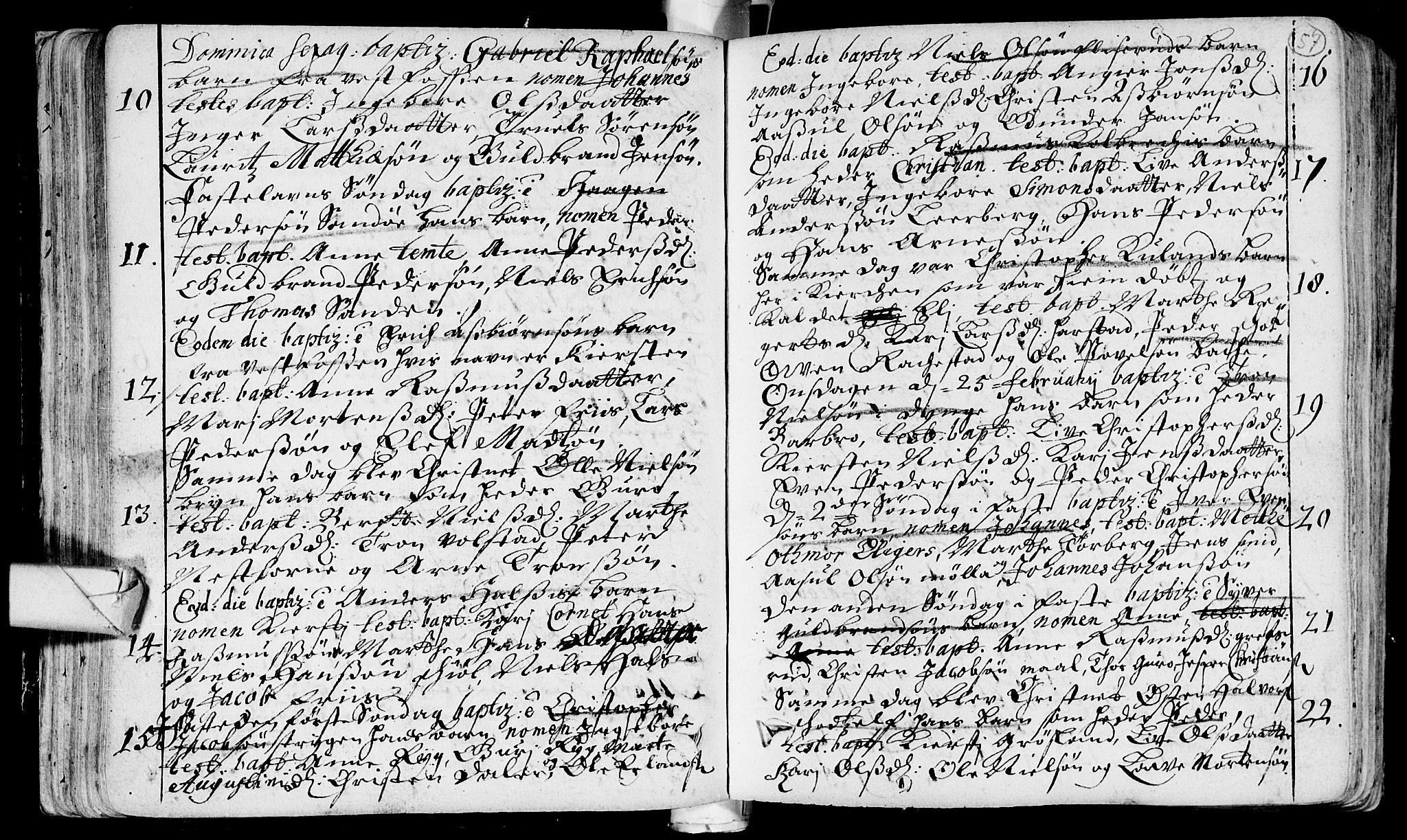 Eiker kirkebøker, AV/SAKO-A-4/F/Fa/L0002: Parish register (official) no. I 2, 1705-1724, p. 57