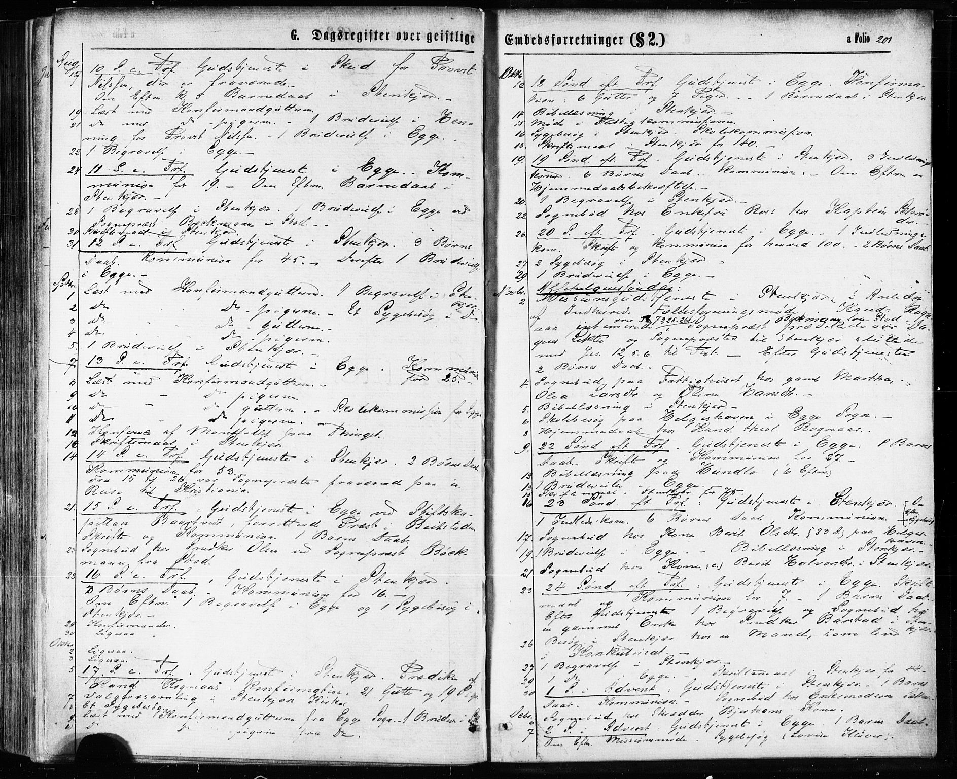 Ministerialprotokoller, klokkerbøker og fødselsregistre - Nord-Trøndelag, SAT/A-1458/739/L0370: Parish register (official) no. 739A02, 1868-1881, p. 201