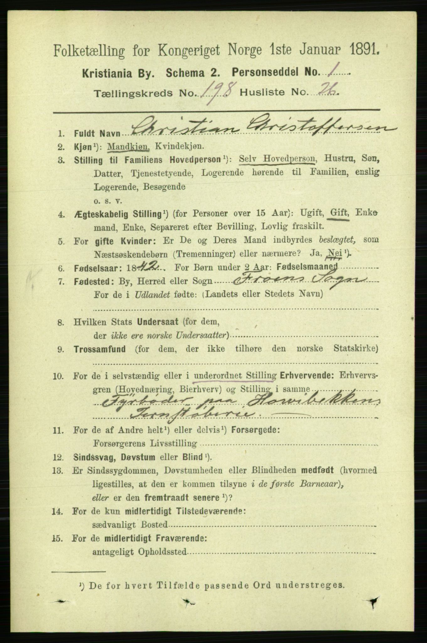 RA, 1891 census for 0301 Kristiania, 1891, p. 119677