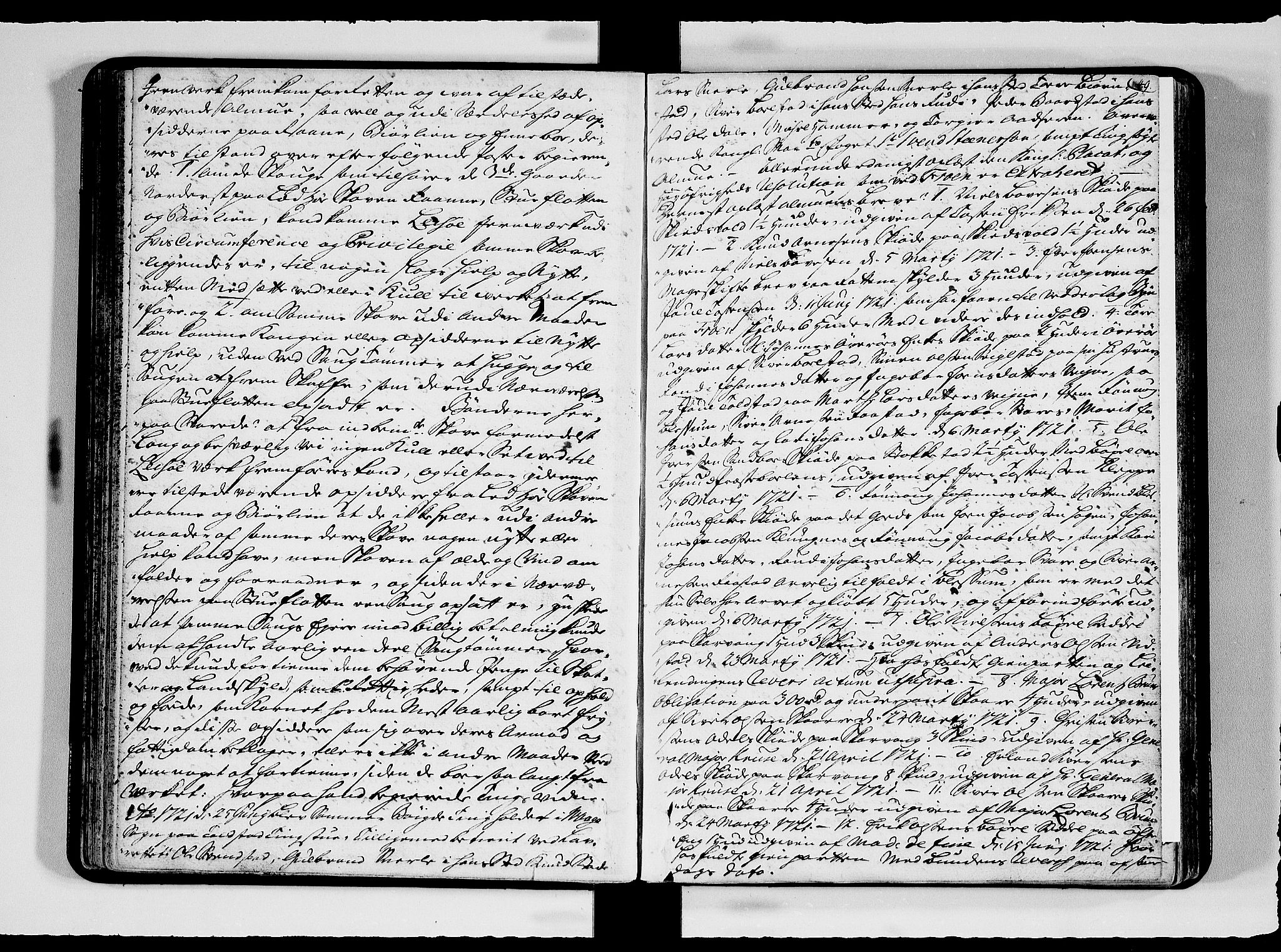 Sorenskriverier i Gudbrandsdalen, SAH/TING-036/G/Gb/Gbc/L0008/0002: Tingbok - Nord- og Sør-Gudbrandsdal / 8B, 1720-1722, p. 48b-49a