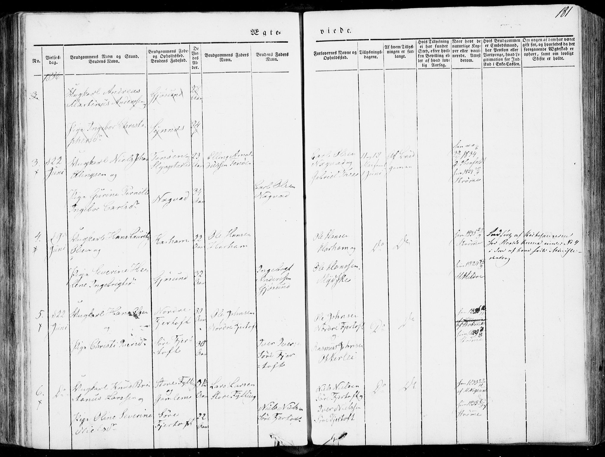 Ministerialprotokoller, klokkerbøker og fødselsregistre - Møre og Romsdal, AV/SAT-A-1454/536/L0497: Parish register (official) no. 536A06, 1845-1865, p. 181