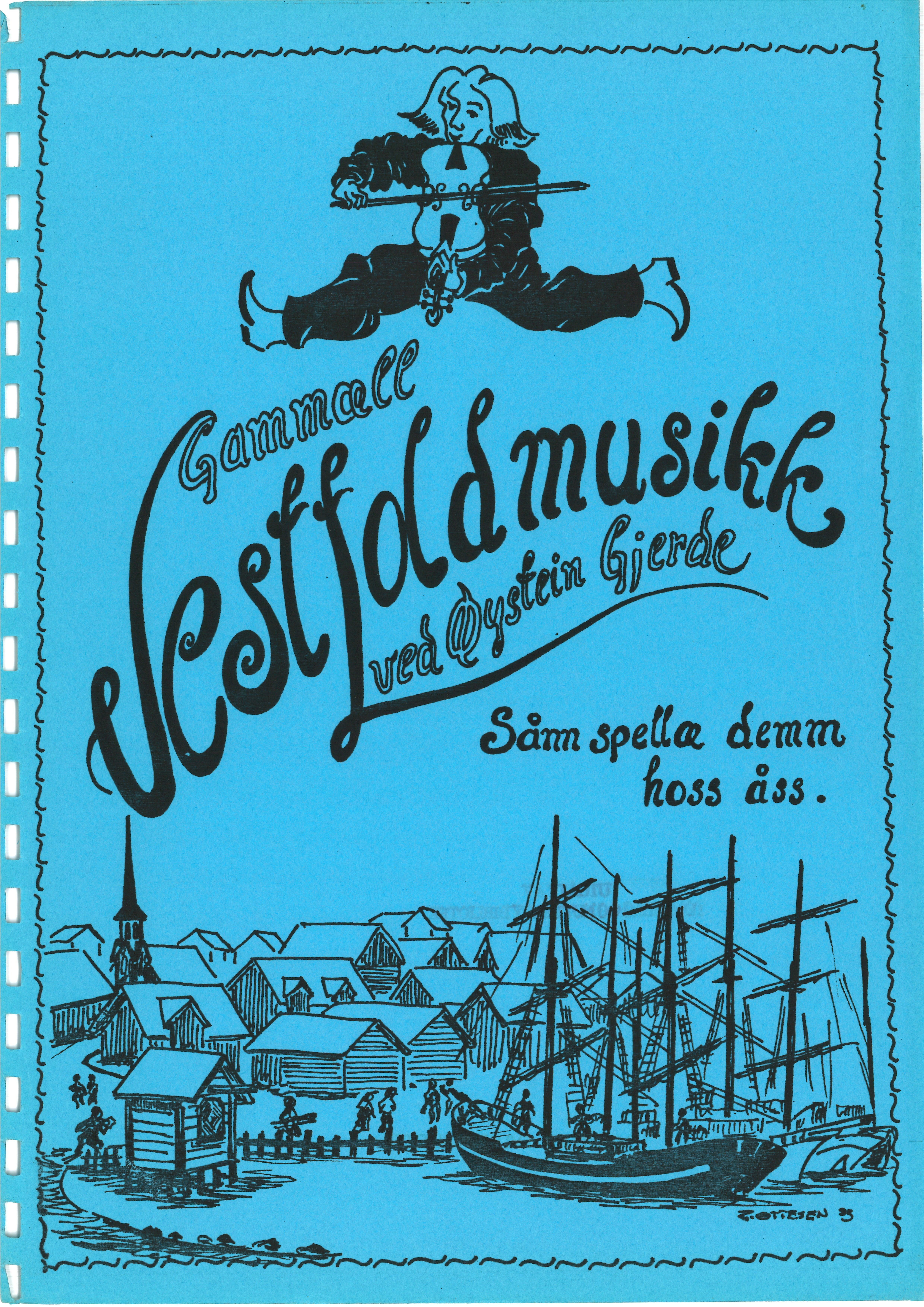 Sa 16 - Folkemusikk fra Vestfold, Gjerdesamlingen, VEMU/A-1868/H/L0004/0001: Innsamlet informasjon, kopier / 7b Brevsamlingen til Borger Olsen Kruke fortsetter