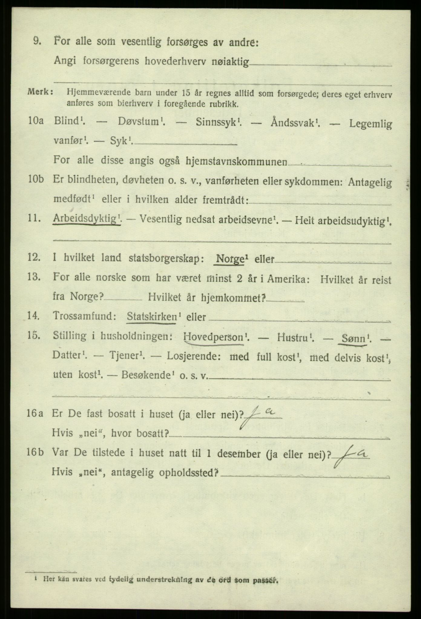 SAB, 1920 census for Fana, 1920, p. 4792