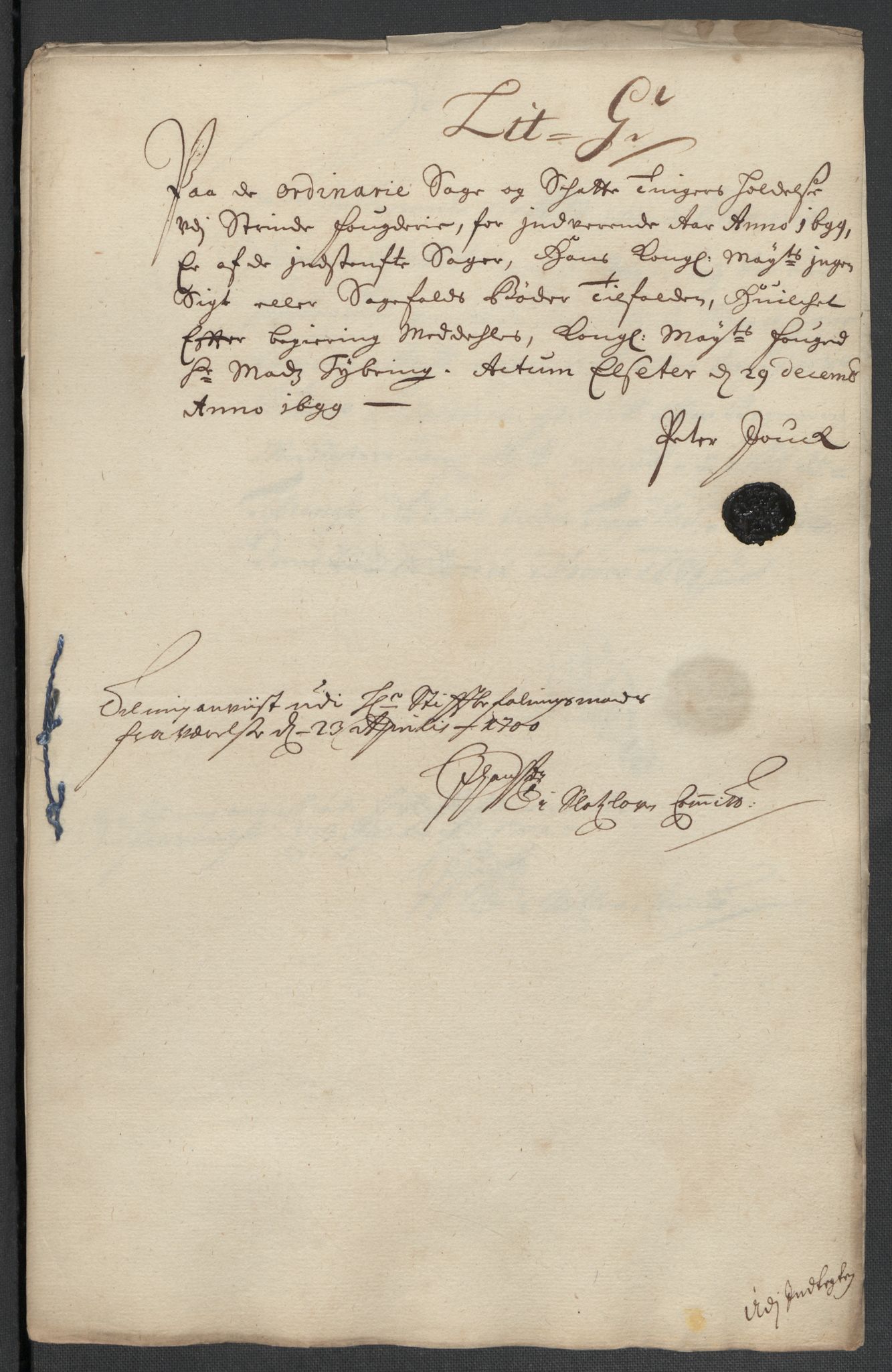 Rentekammeret inntil 1814, Reviderte regnskaper, Fogderegnskap, AV/RA-EA-4092/R61/L4107: Fogderegnskap Strinda og Selbu, 1698-1700, p. 251