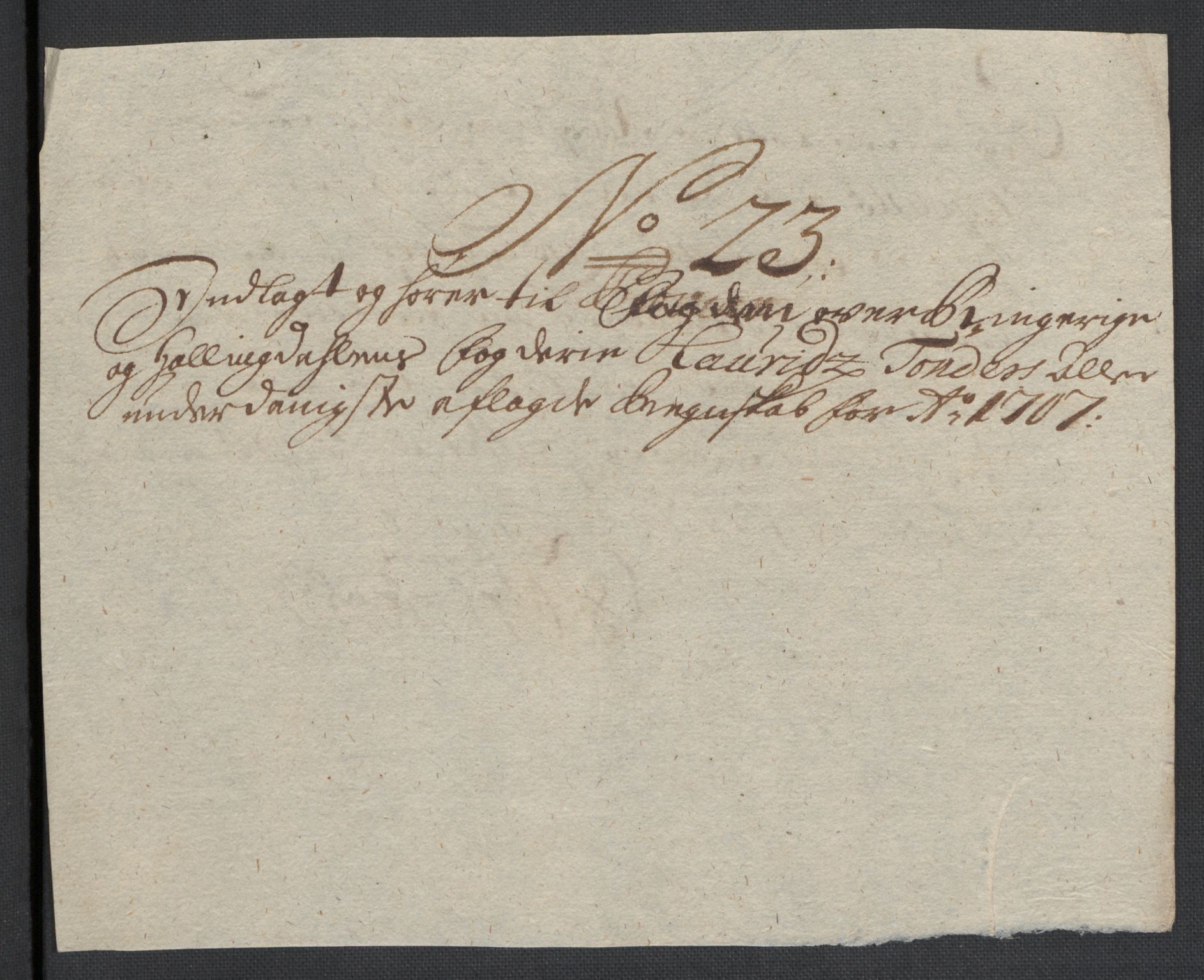 Rentekammeret inntil 1814, Reviderte regnskaper, Fogderegnskap, AV/RA-EA-4092/R22/L1466: Fogderegnskap Ringerike, Hallingdal og Buskerud, 1707, p. 275