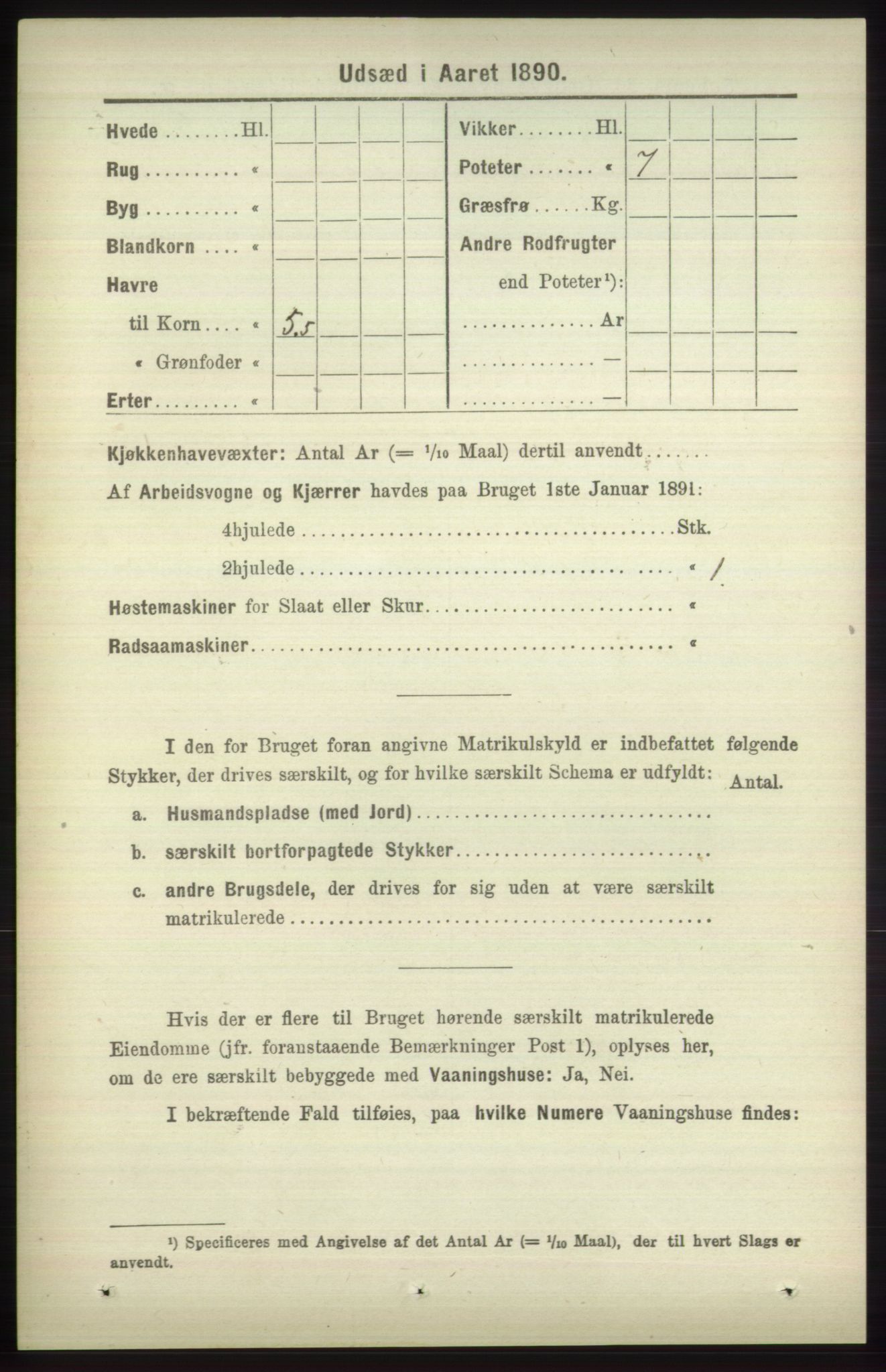 RA, 1891 census for 1251 Bruvik, 1891, p. 4806