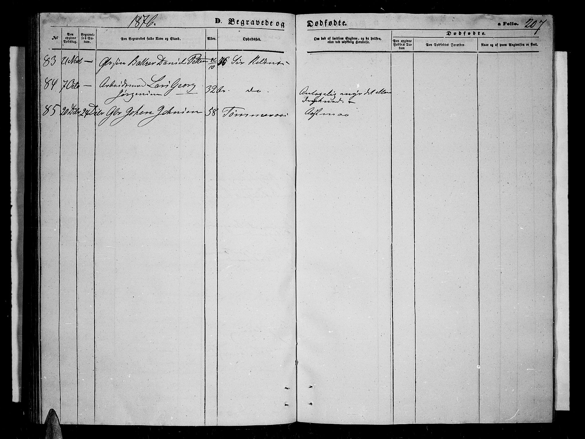 Trondenes sokneprestkontor, SATØ/S-1319/H/Hb/L0009klokker: Parish register (copy) no. 9, 1870-1876, p. 207