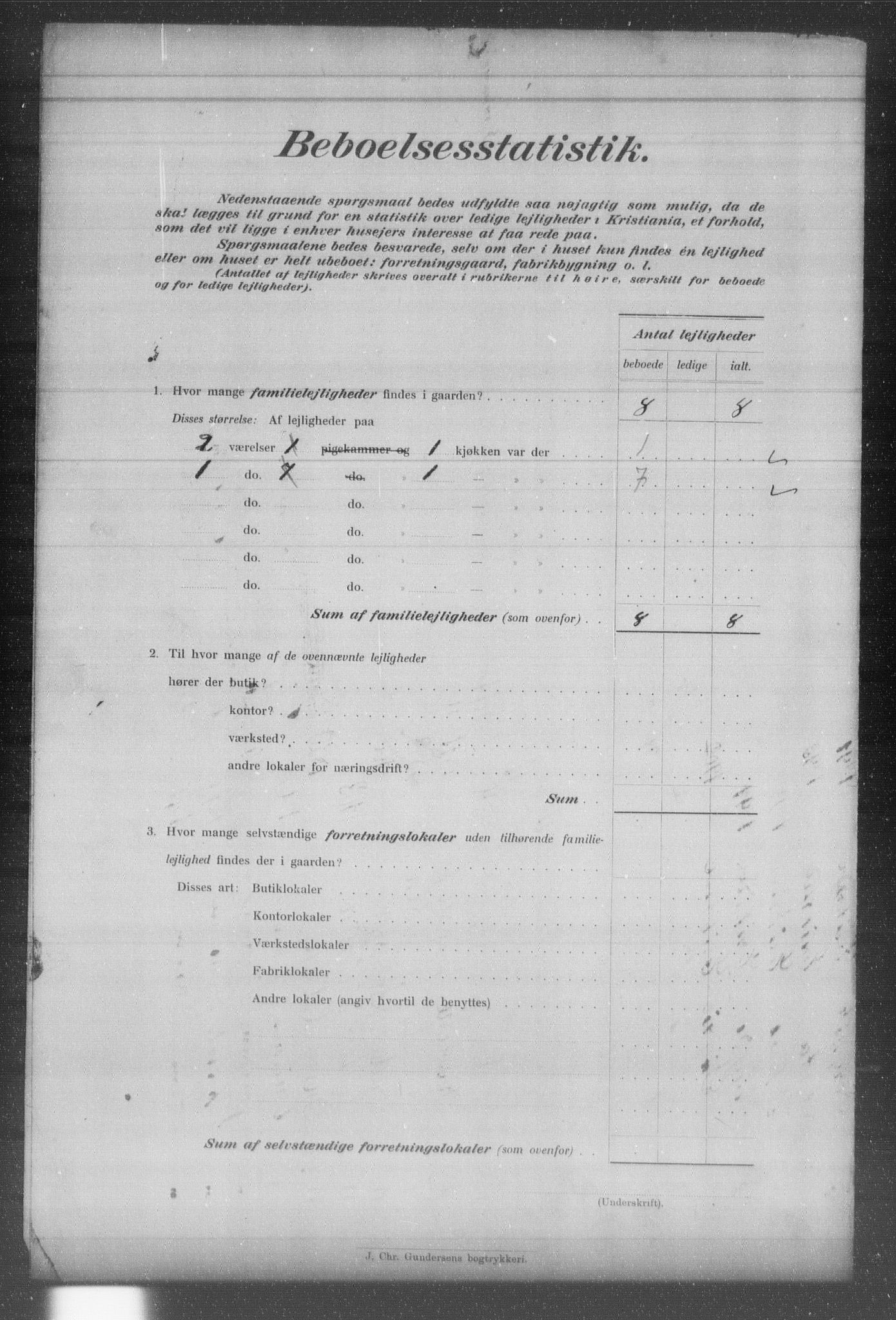 OBA, Municipal Census 1903 for Kristiania, 1903, p. 6824