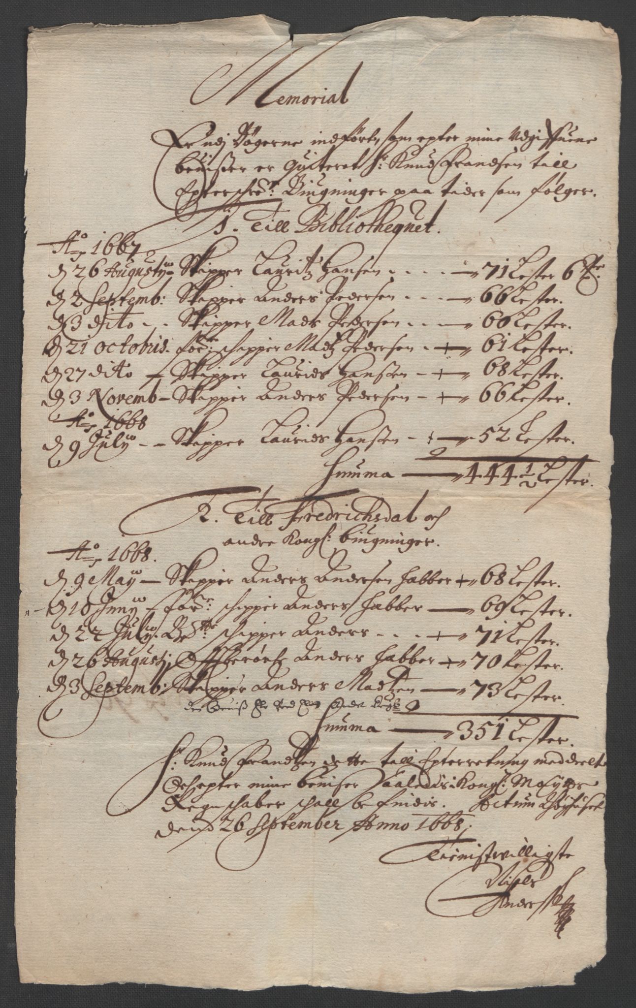 Rentekammeret inntil 1814, Reviderte regnskaper, Stiftamtstueregnskaper, Landkommissariatet på Akershus og Akershus stiftamt, AV/RA-EA-5869/R/Rb/L0045: Akershus stiftamt, 1667