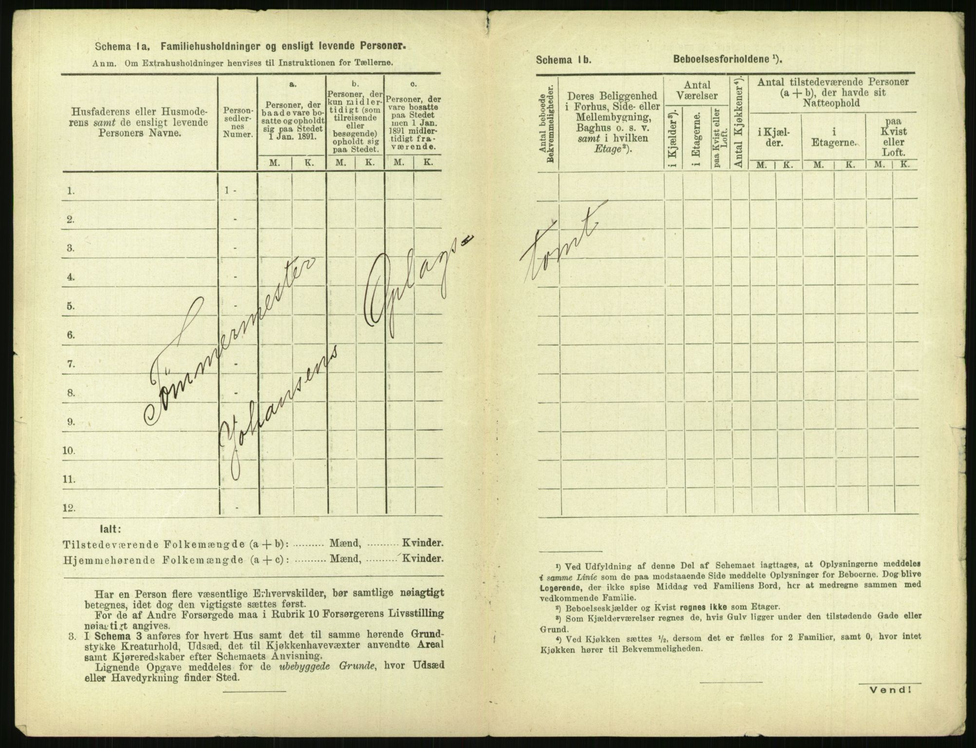 RA, 1891 census for 0301 Kristiania, 1891, p. 85177