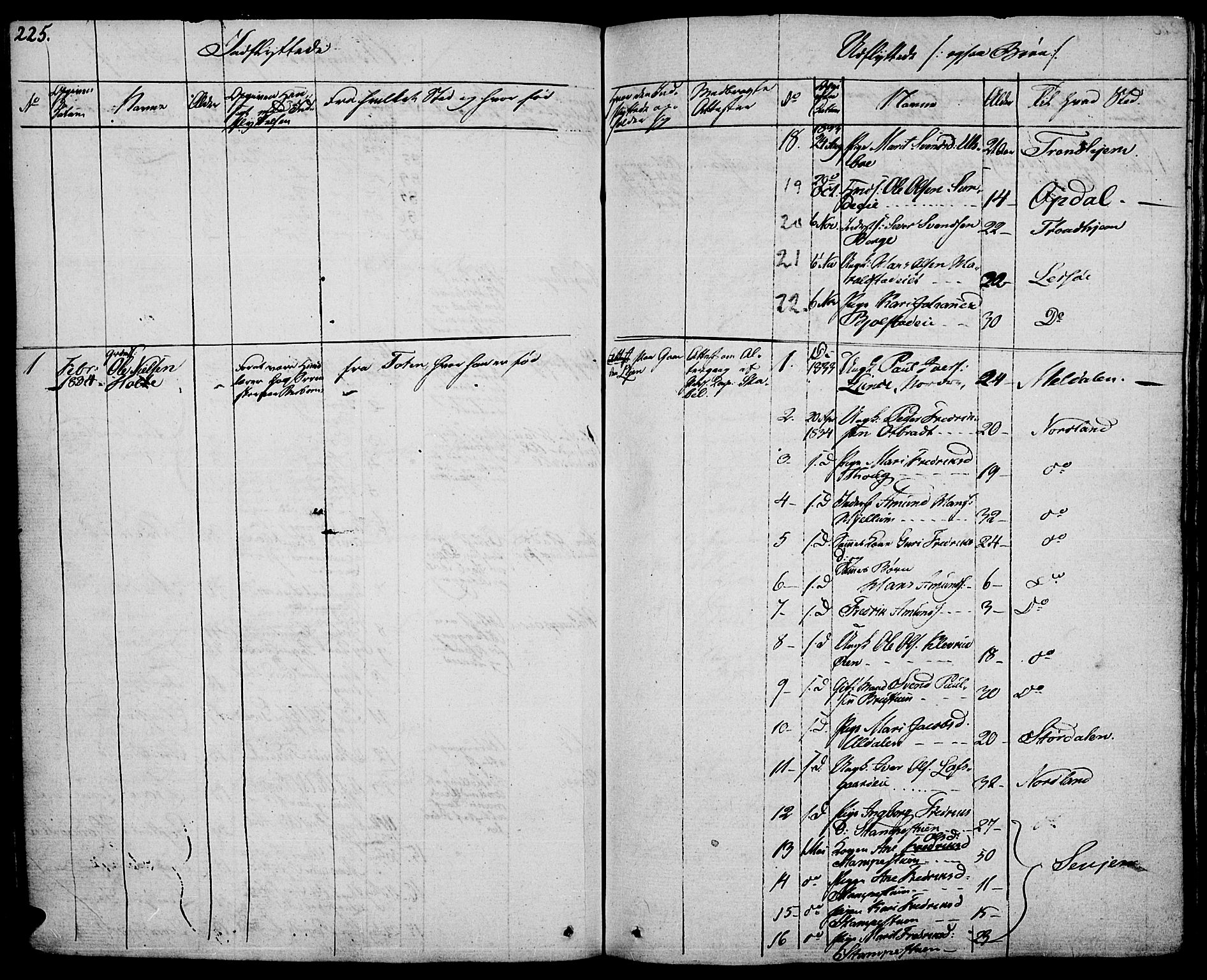 Vågå prestekontor, SAH/PREST-076/H/Ha/Haa/L0004: Parish register (official) no. 4 /1, 1827-1842, p. 225