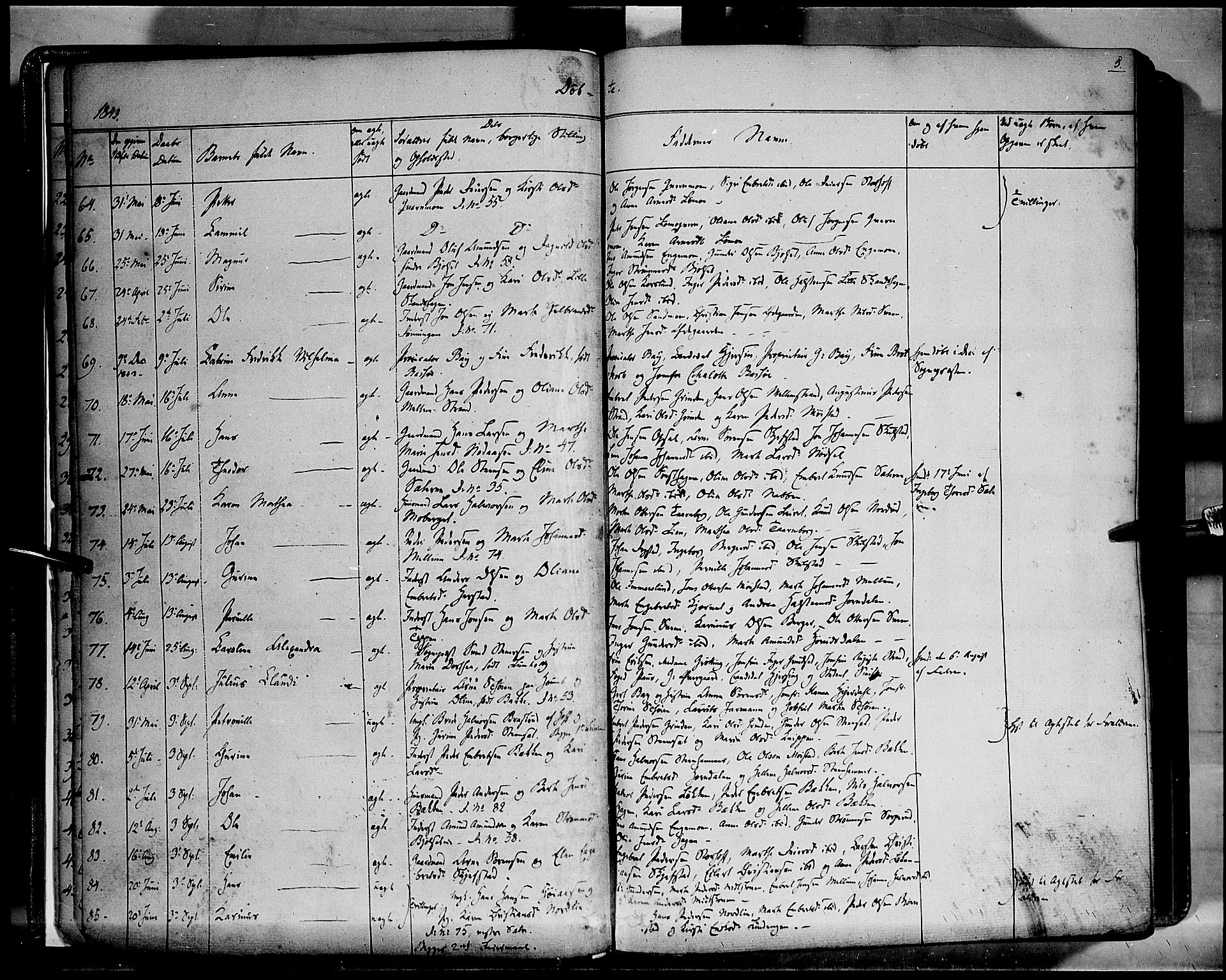 Elverum prestekontor, AV/SAH-PREST-044/H/Ha/Haa/L0009: Parish register (official) no. 9, 1843-1856, p. 5