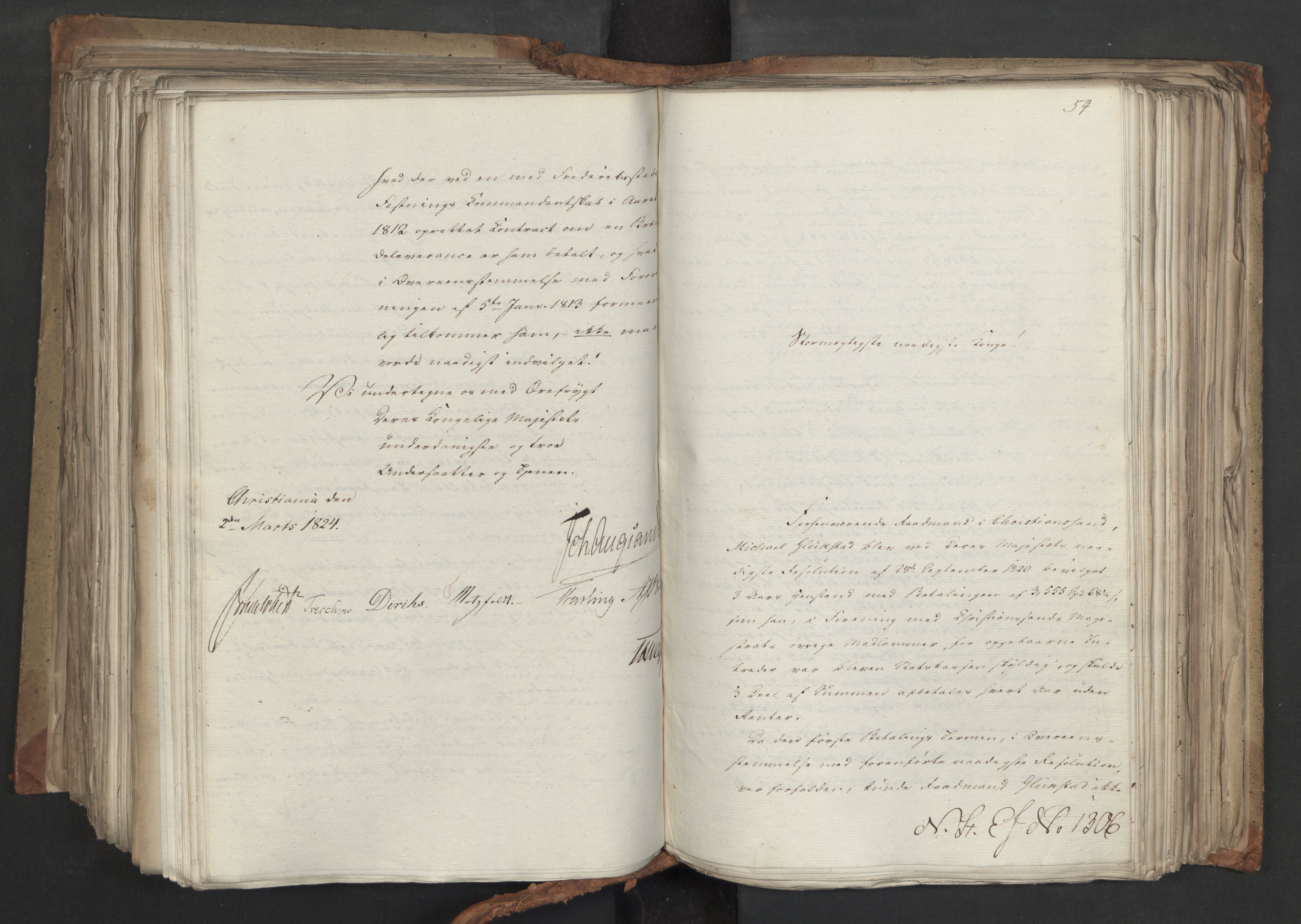 Statsrådsavdelingen i Stockholm, AV/RA-S-1003/D/Da/L0037: Regjeringsinnstillinger nr. 1115-1403, 1824, p. 520