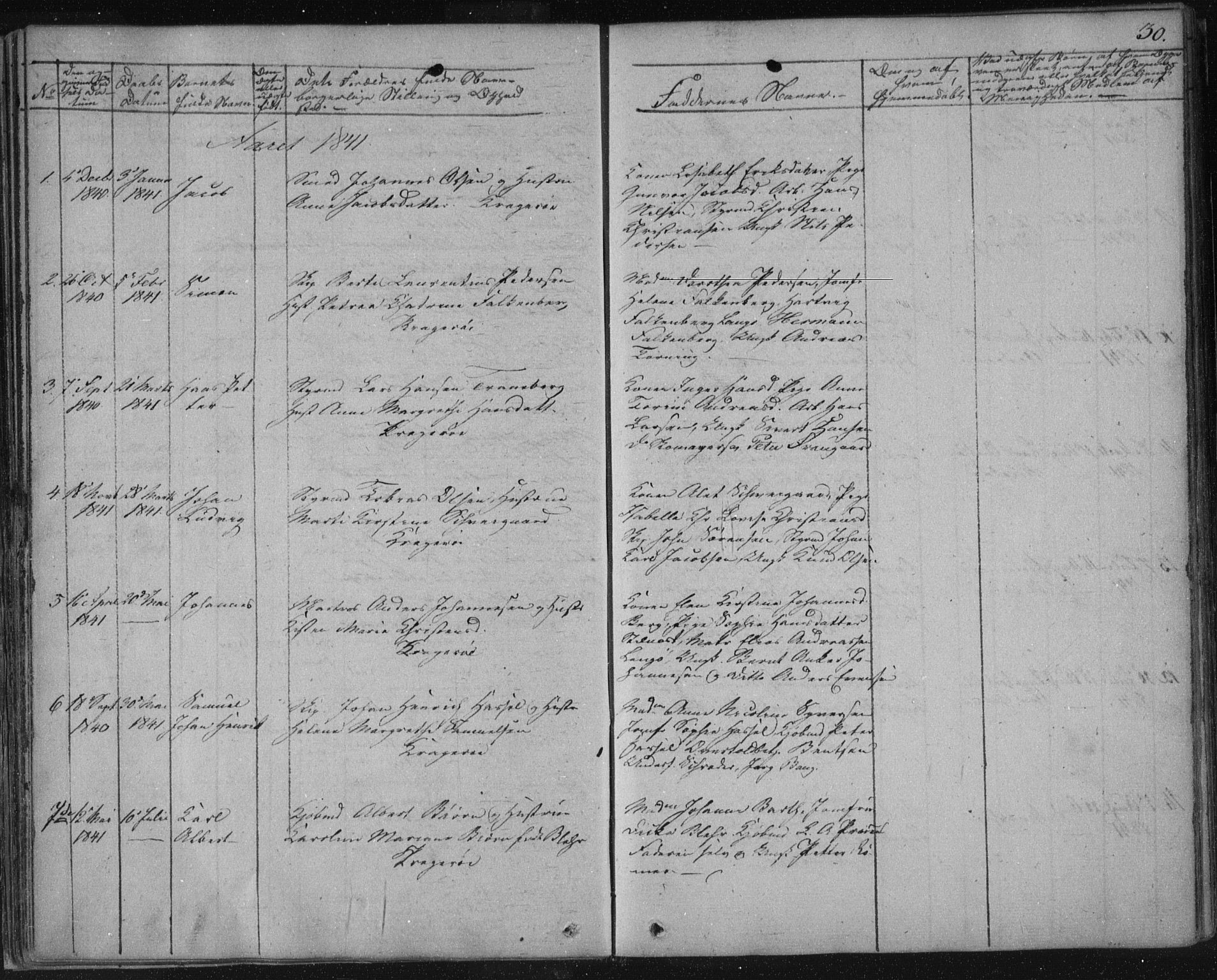 Kragerø kirkebøker, SAKO/A-278/F/Fa/L0005: Parish register (official) no. 5, 1832-1847, p. 30