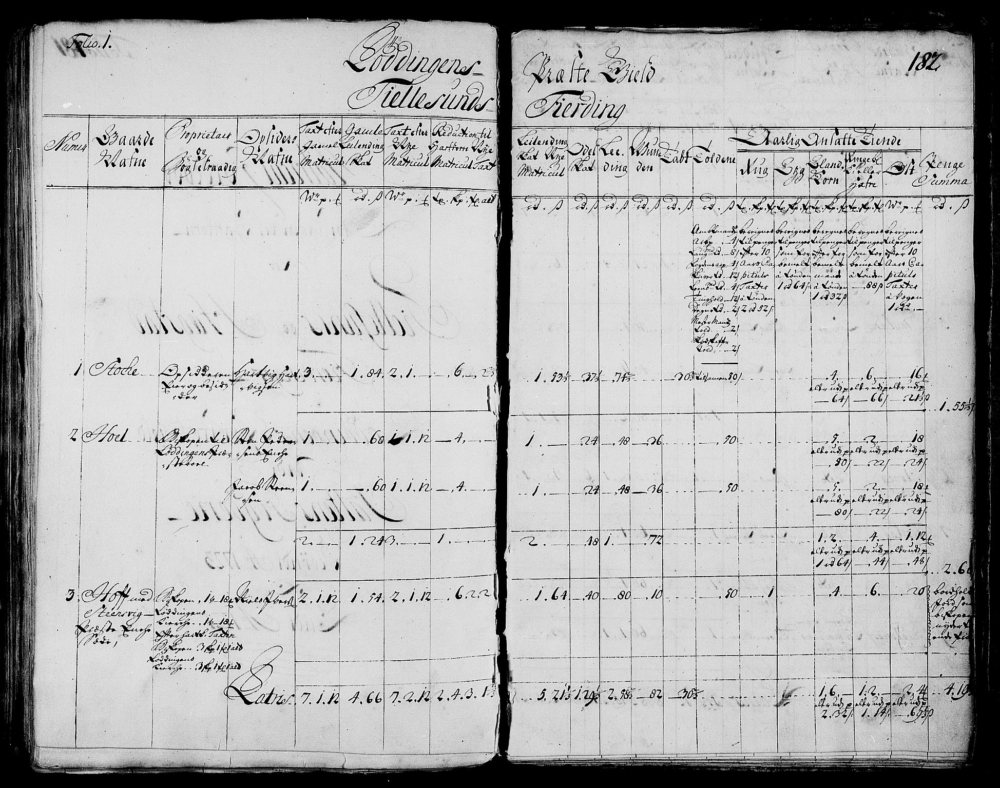 Rentekammeret inntil 1814, Realistisk ordnet avdeling, AV/RA-EA-4070/N/Nb/Nbf/L0173: Salten matrikkelprotokoll, 1723, p. 186