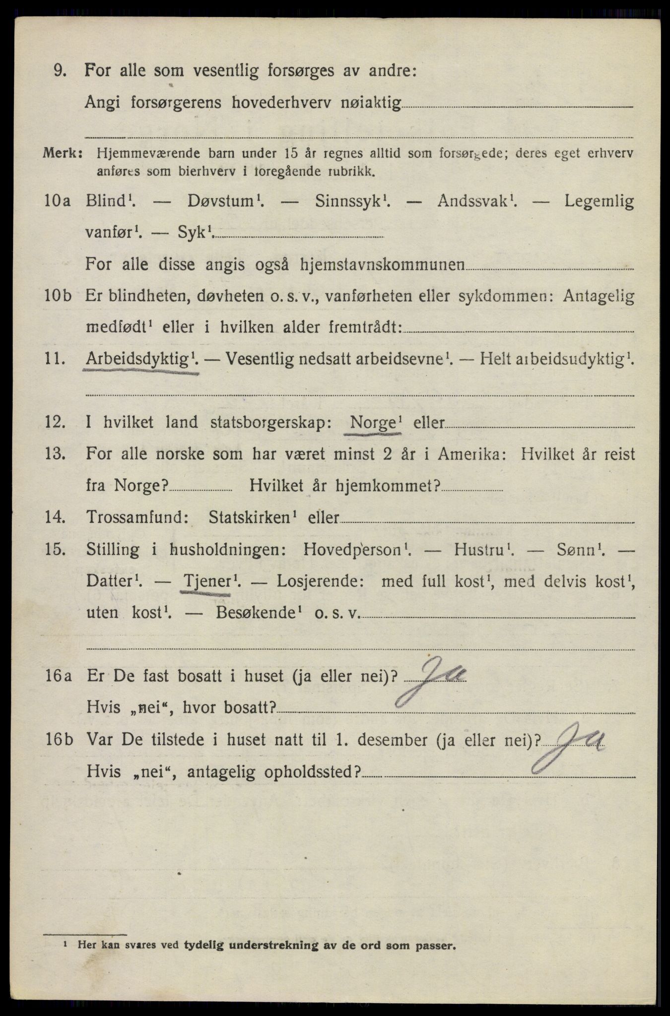 SAO, 1920 census for Fet, 1920, p. 3785