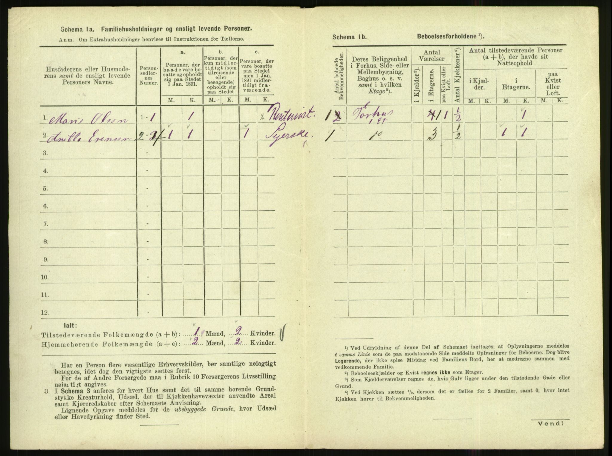 RA, 1891 census for 1002 Mandal, 1891, p. 820