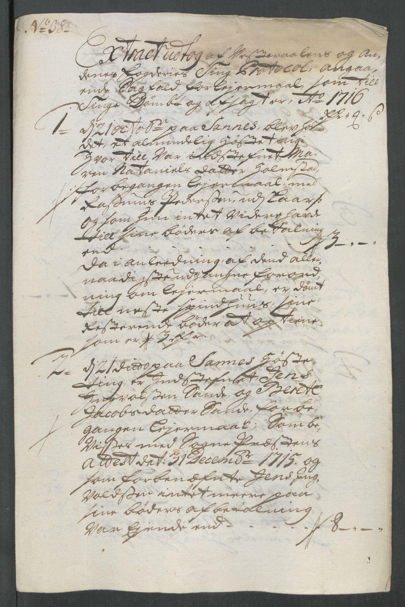 Rentekammeret inntil 1814, Reviderte regnskaper, Fogderegnskap, AV/RA-EA-4092/R67/L4682: Fogderegnskap Vesterålen, Andenes og Lofoten, 1716, p. 220