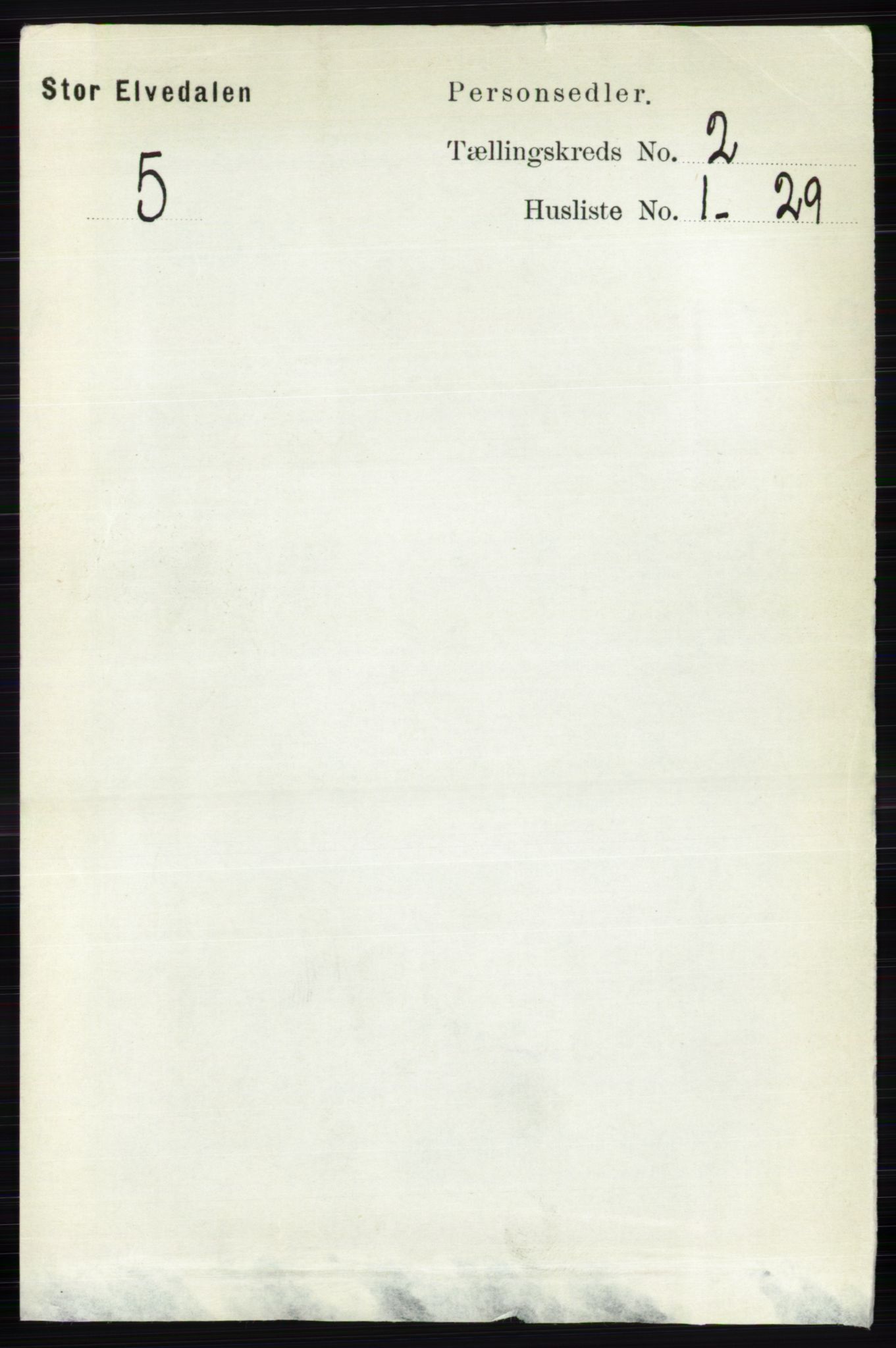 RA, 1891 census for 0430 Stor-Elvdal, 1891, p. 384