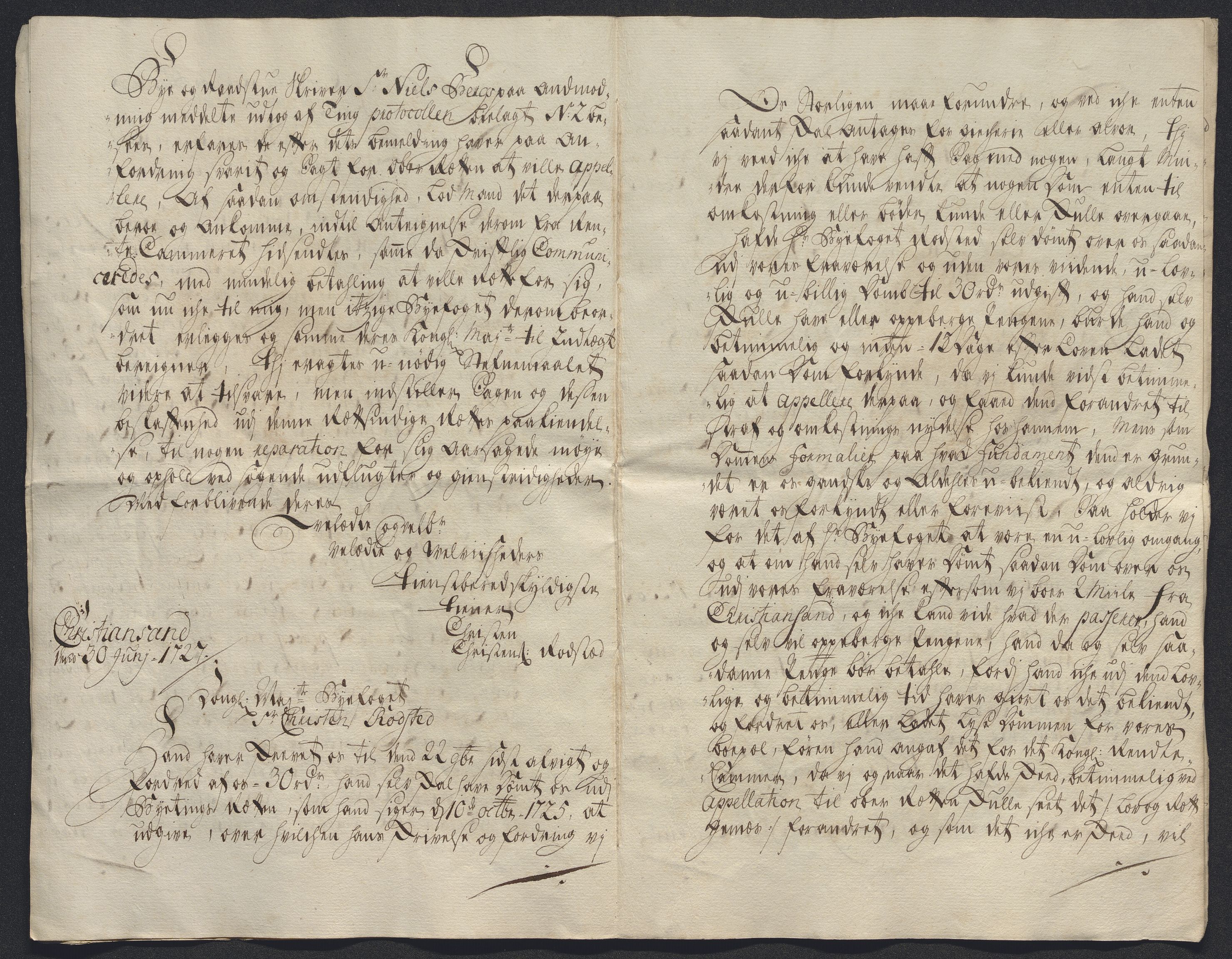 Rentekammeret inntil 1814, Reviderte regnskaper, Byregnskaper, AV/RA-EA-4066/R/Rm/L0286: [M19] Sikt og sakefall, 1719-1727, p. 658