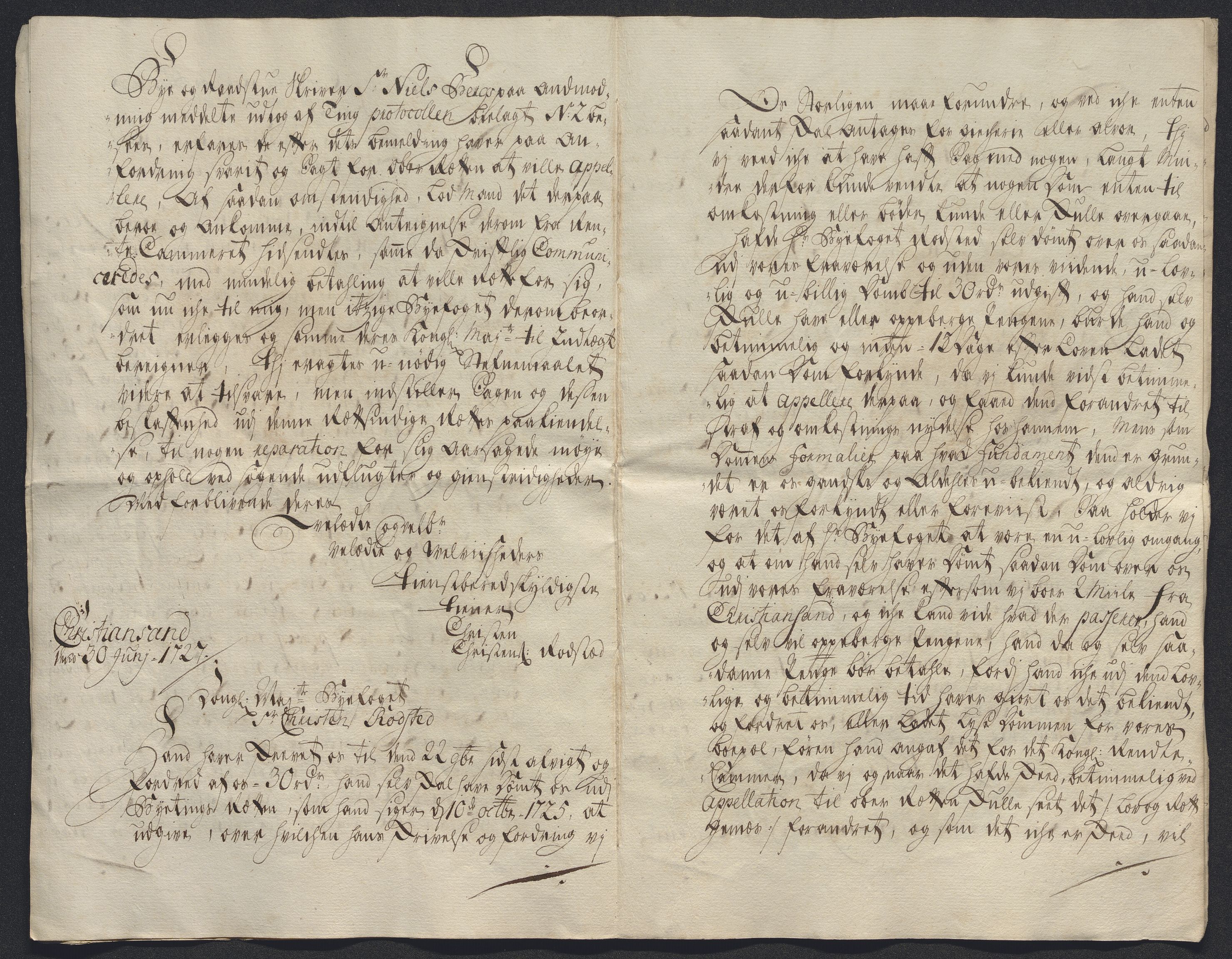 Rentekammeret inntil 1814, Reviderte regnskaper, Byregnskaper, RA/EA-4066/R/Rm/L0286: [M19] Sikt og sakefall, 1719-1727, p. 658