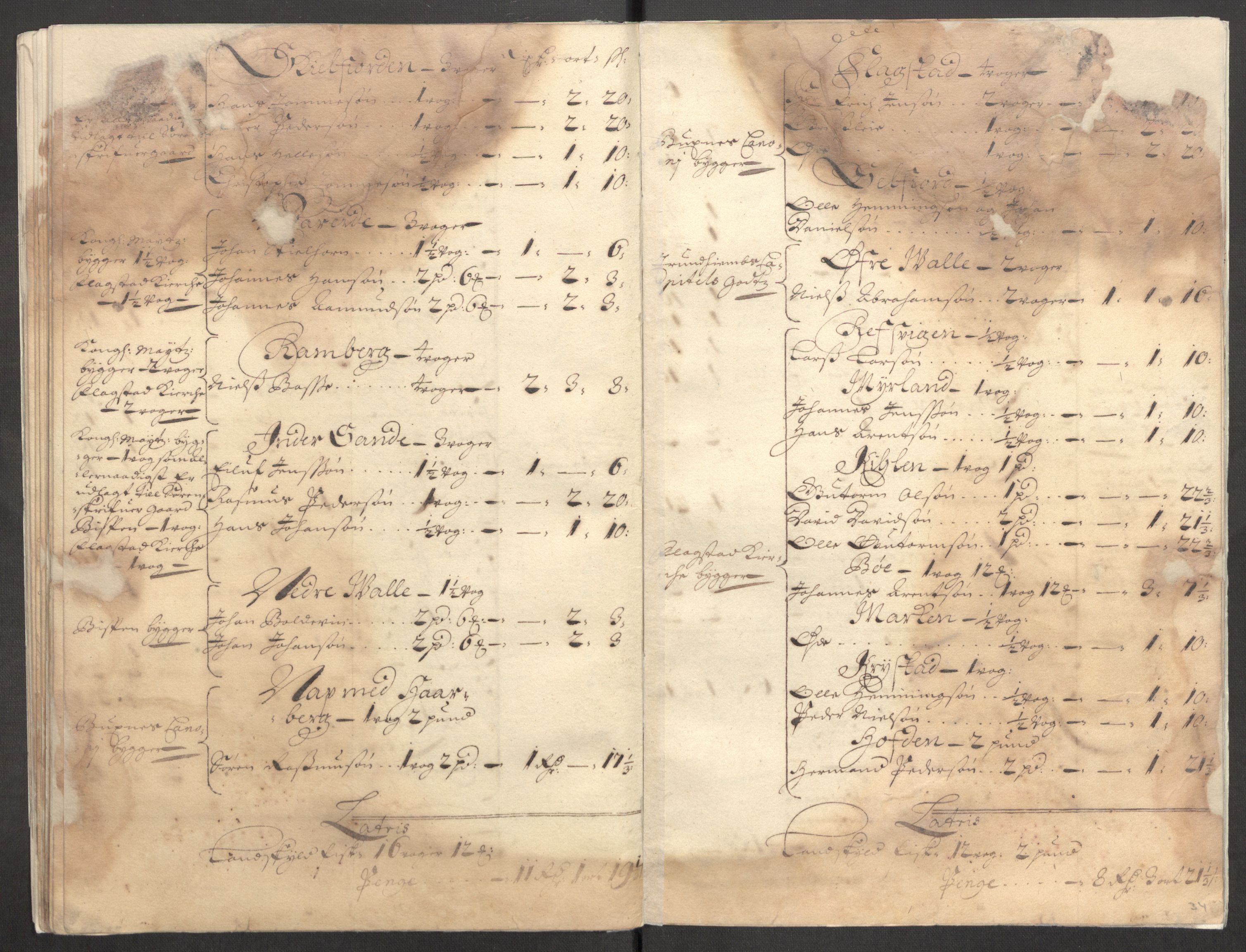 Rentekammeret inntil 1814, Reviderte regnskaper, Fogderegnskap, RA/EA-4092/R67/L4678: Fogderegnskap Vesterålen, Andenes og Lofoten, 1696-1708, p. 408
