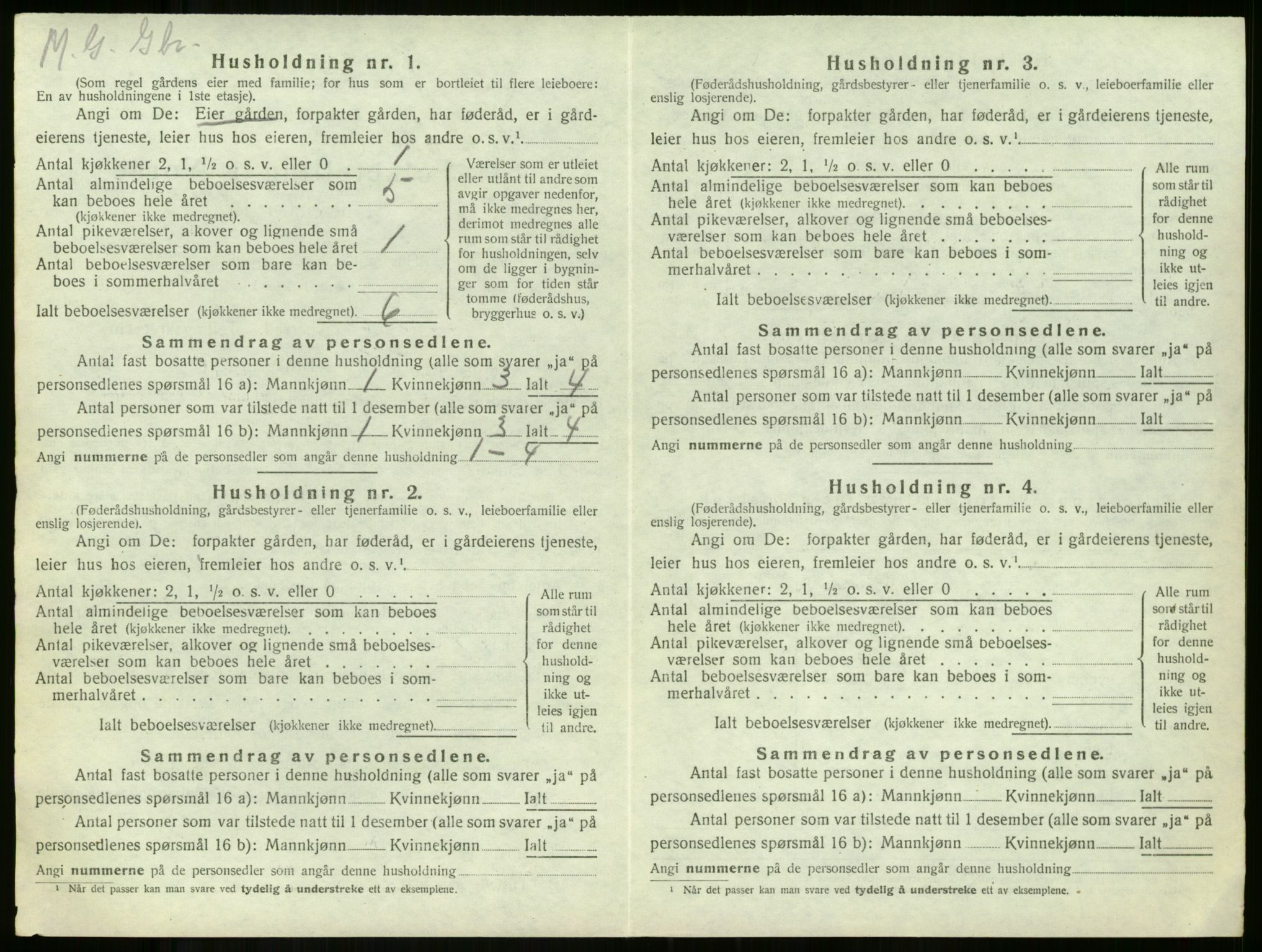 SAKO, 1920 census for Borre, 1920, p. 1359