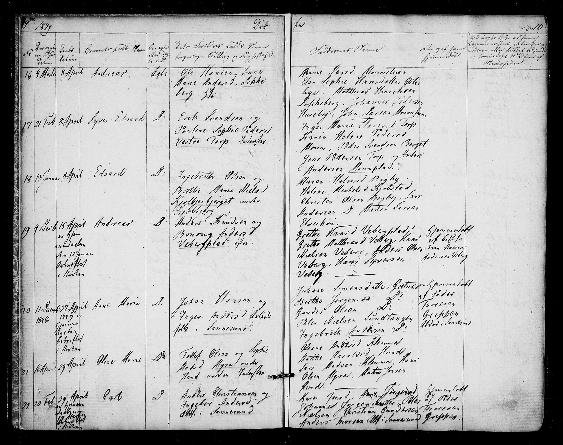 Borge prestekontor Kirkebøker, AV/SAO-A-10903/F/Fa/L0005: Parish register (official) no. I 5, 1848-1860, p. 9-10