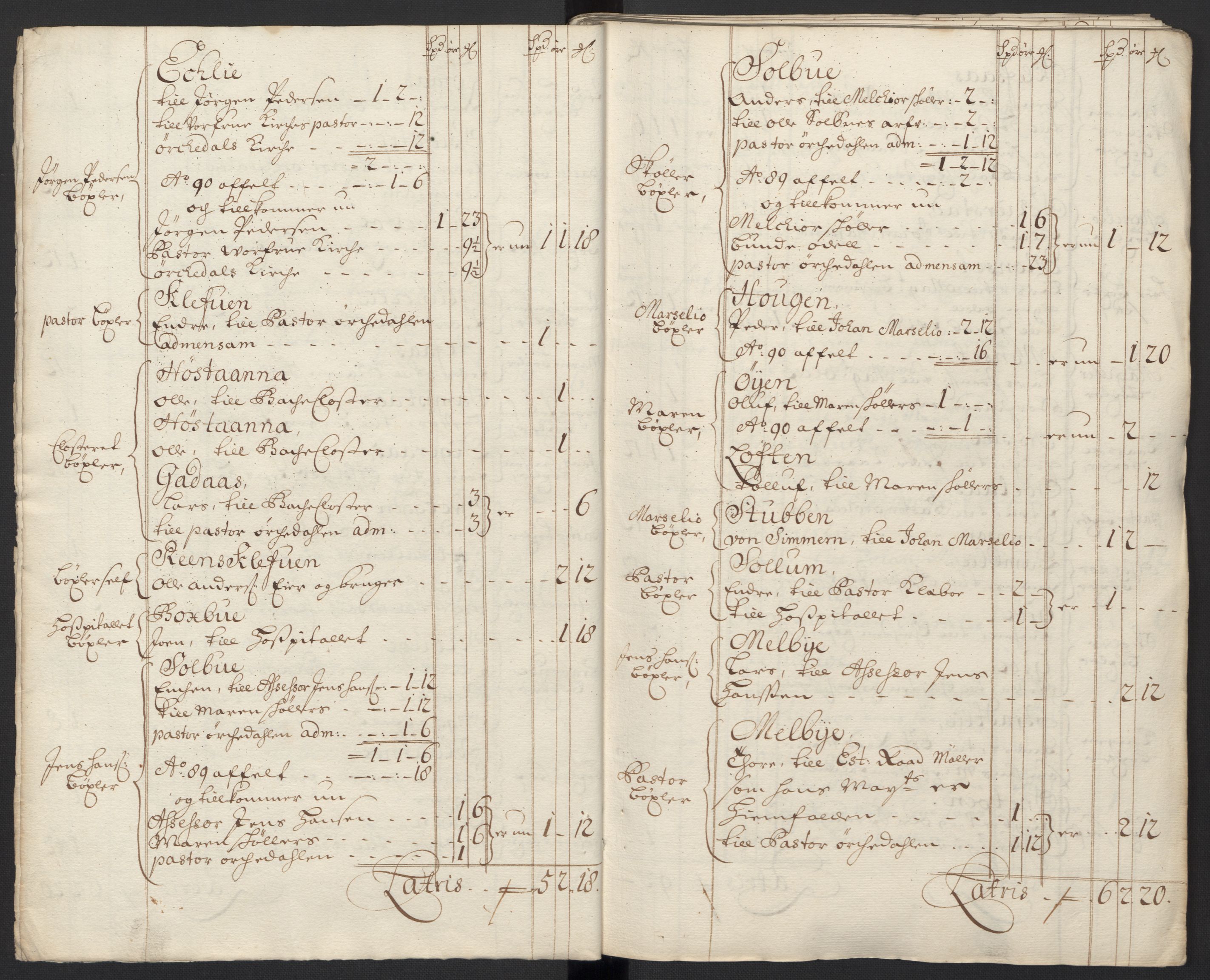 Rentekammeret inntil 1814, Reviderte regnskaper, Fogderegnskap, AV/RA-EA-4092/R60/L3949: Fogderegnskap Orkdal og Gauldal, 1699, p. 35