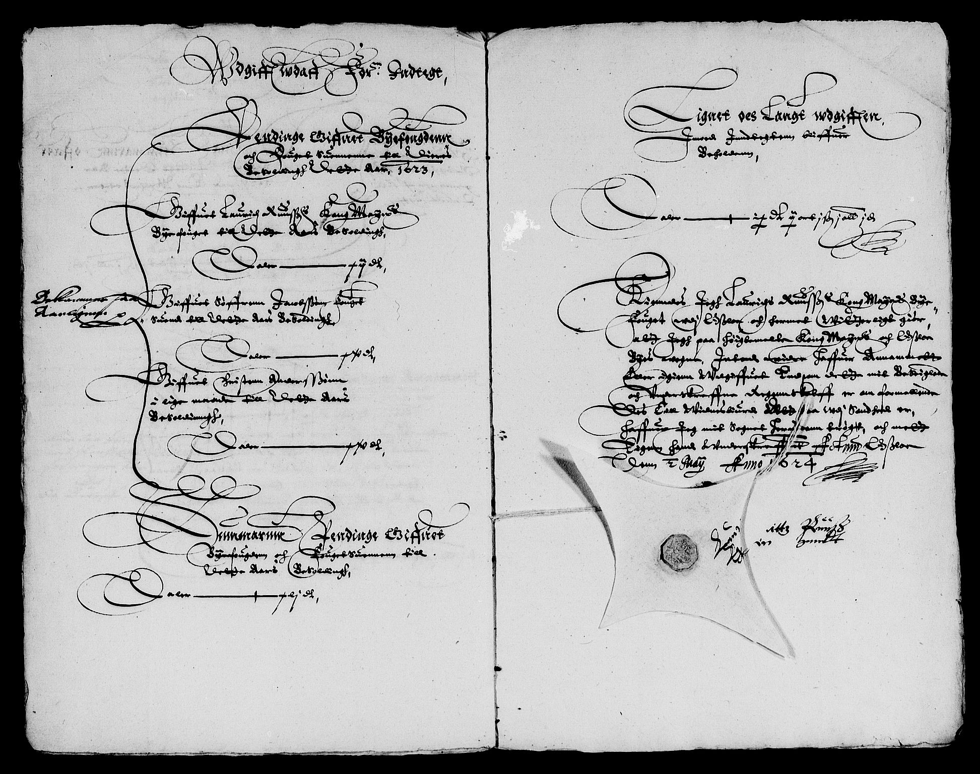 Rentekammeret inntil 1814, Reviderte regnskaper, Lensregnskaper, AV/RA-EA-5023/R/Rb/Rba/L0064: Akershus len, 1622-1624