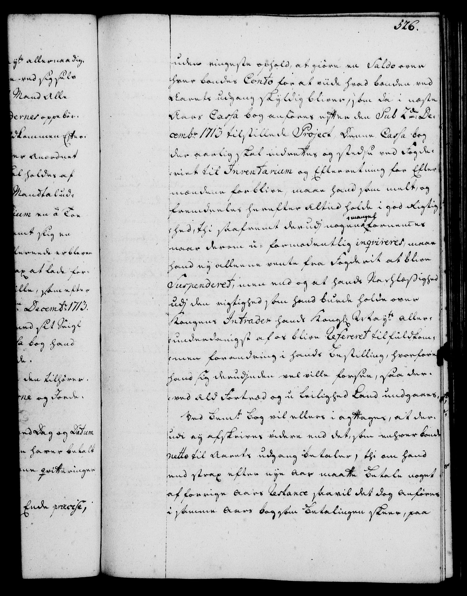 Rentekammeret, Kammerkanselliet, RA/EA-3111/G/Gg/Ggi/L0002: Norsk instruksjonsprotokoll med register (merket RK 53.35), 1729-1751, p. 526