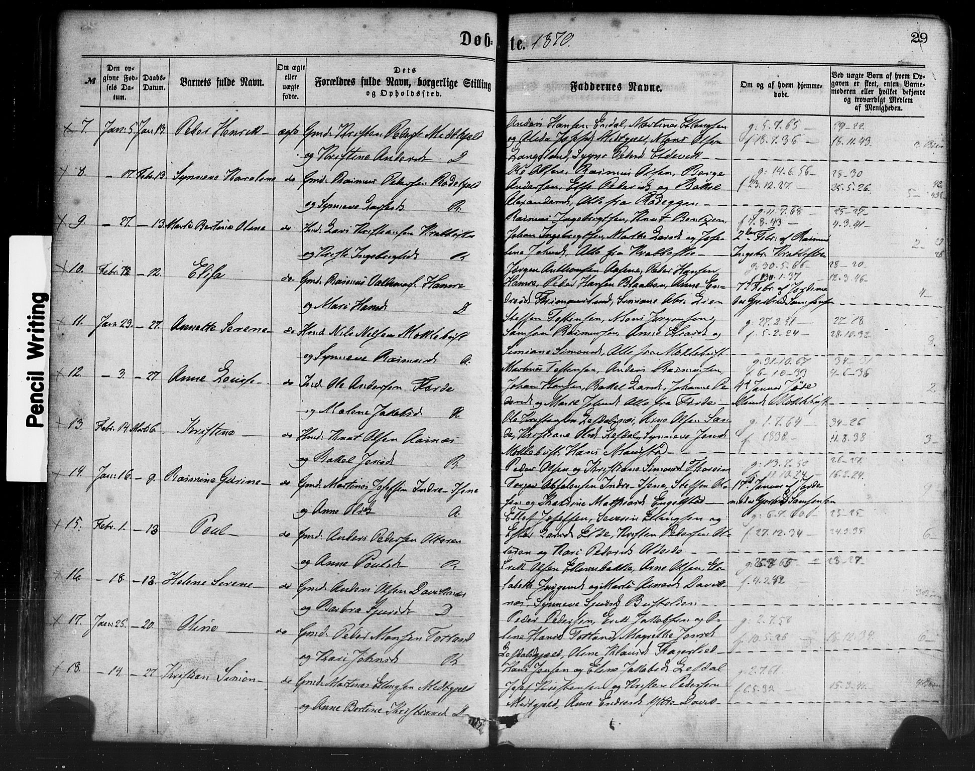 Davik sokneprestembete, SAB/A-79701/H/Haa/Haaa/L0006: Parish register (official) no. A 6, 1867-1881, p. 29