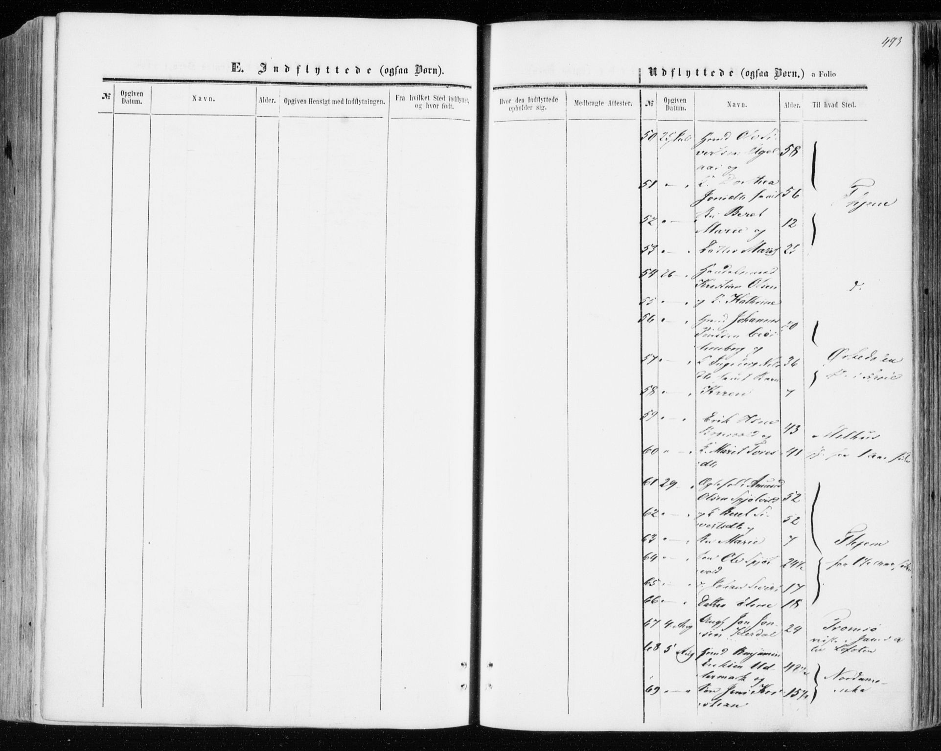 Ministerialprotokoller, klokkerbøker og fødselsregistre - Sør-Trøndelag, AV/SAT-A-1456/606/L0292: Parish register (official) no. 606A07, 1856-1865, p. 493