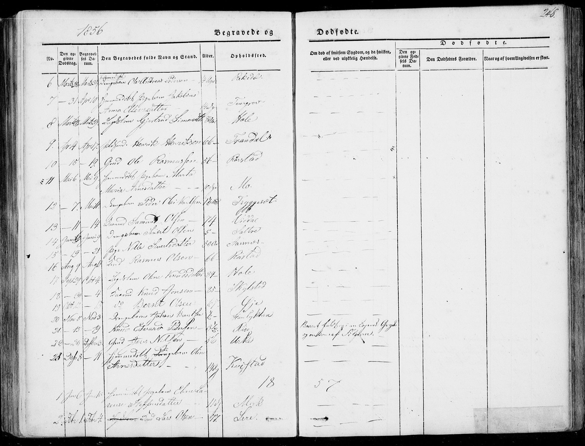 Ministerialprotokoller, klokkerbøker og fødselsregistre - Møre og Romsdal, AV/SAT-A-1454/515/L0209: Parish register (official) no. 515A05, 1847-1868, p. 248