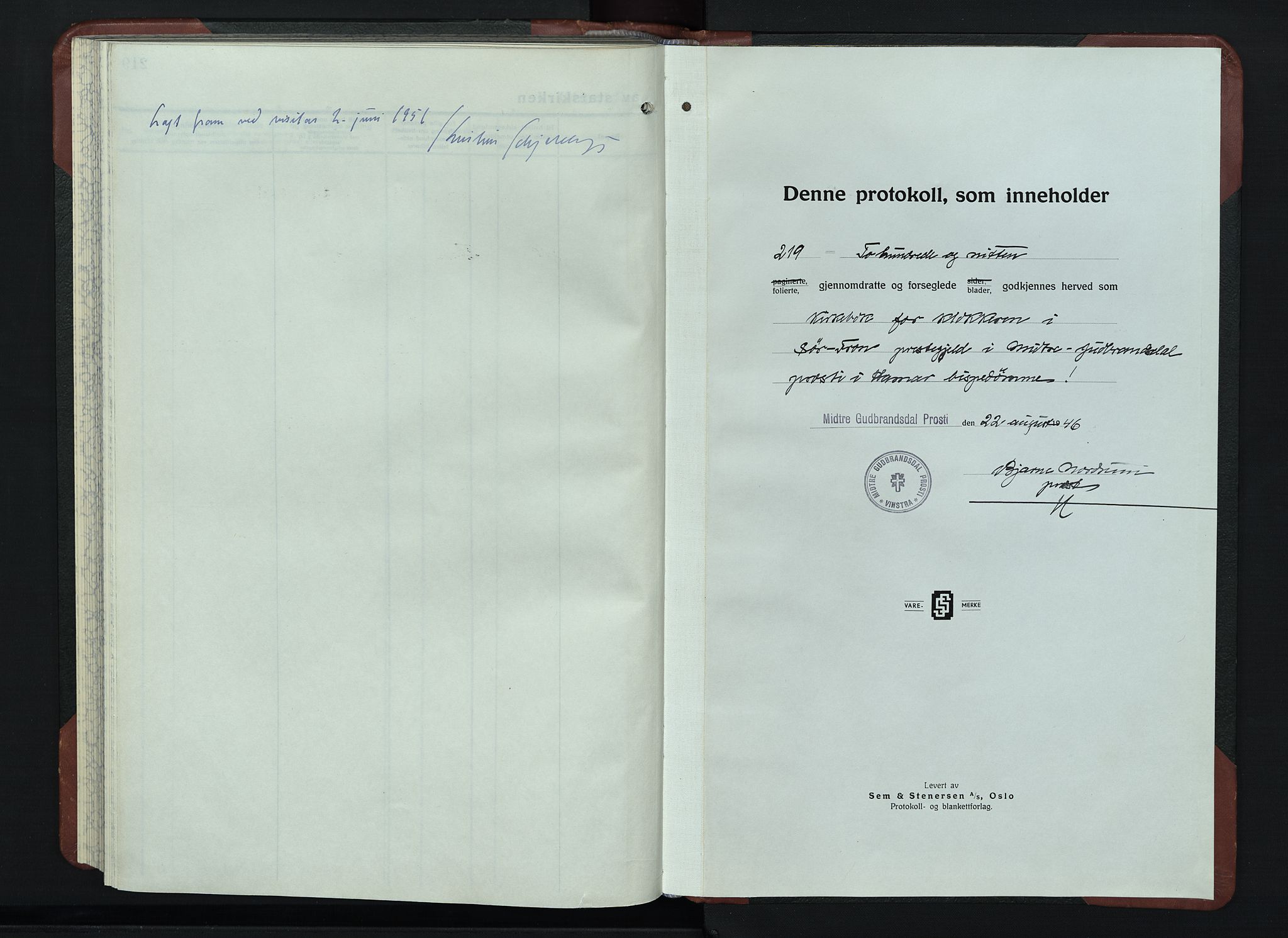 Sør-Fron prestekontor, SAH/PREST-010/H/Ha/Hab/L0006: Parish register (copy) no. 6, 1933-1948