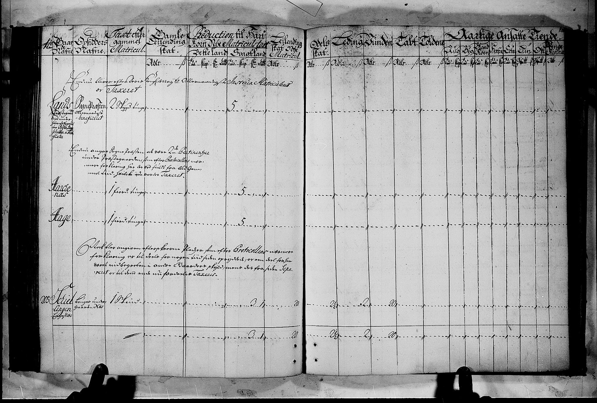 Rentekammeret inntil 1814, Realistisk ordnet avdeling, AV/RA-EA-4070/N/Nb/Nbf/L0105: Hadeland, Toten og Valdres matrikkelprotokoll, 1723, p. 125b-126a