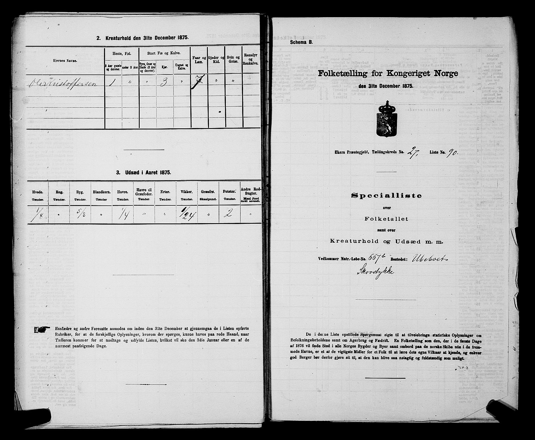 SAKO, 1875 census for 0624P Eiker, 1875, p. 4798