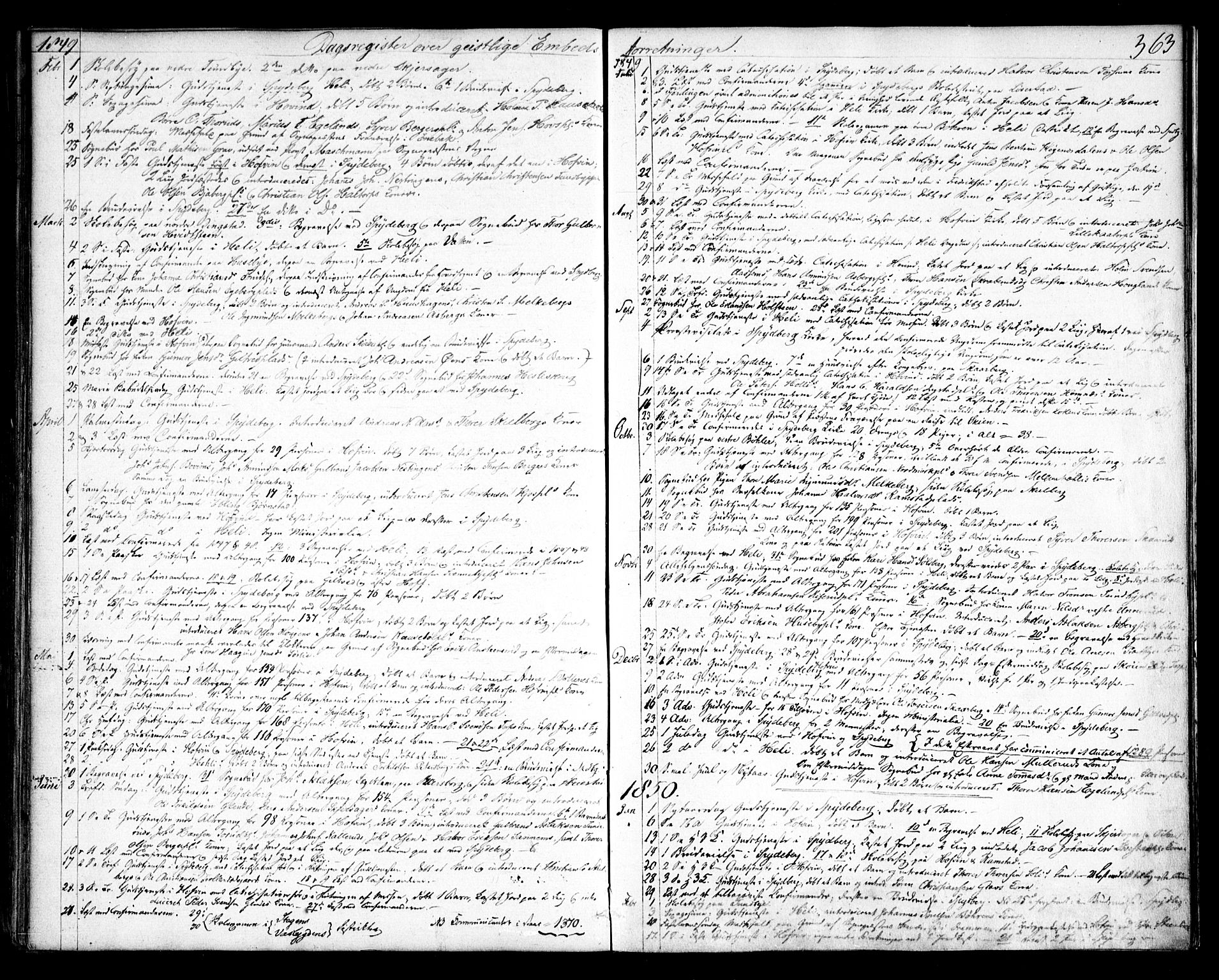 Spydeberg prestekontor Kirkebøker, SAO/A-10924/F/Fa/L0005: Parish register (official) no. I 5, 1842-1862, p. 363