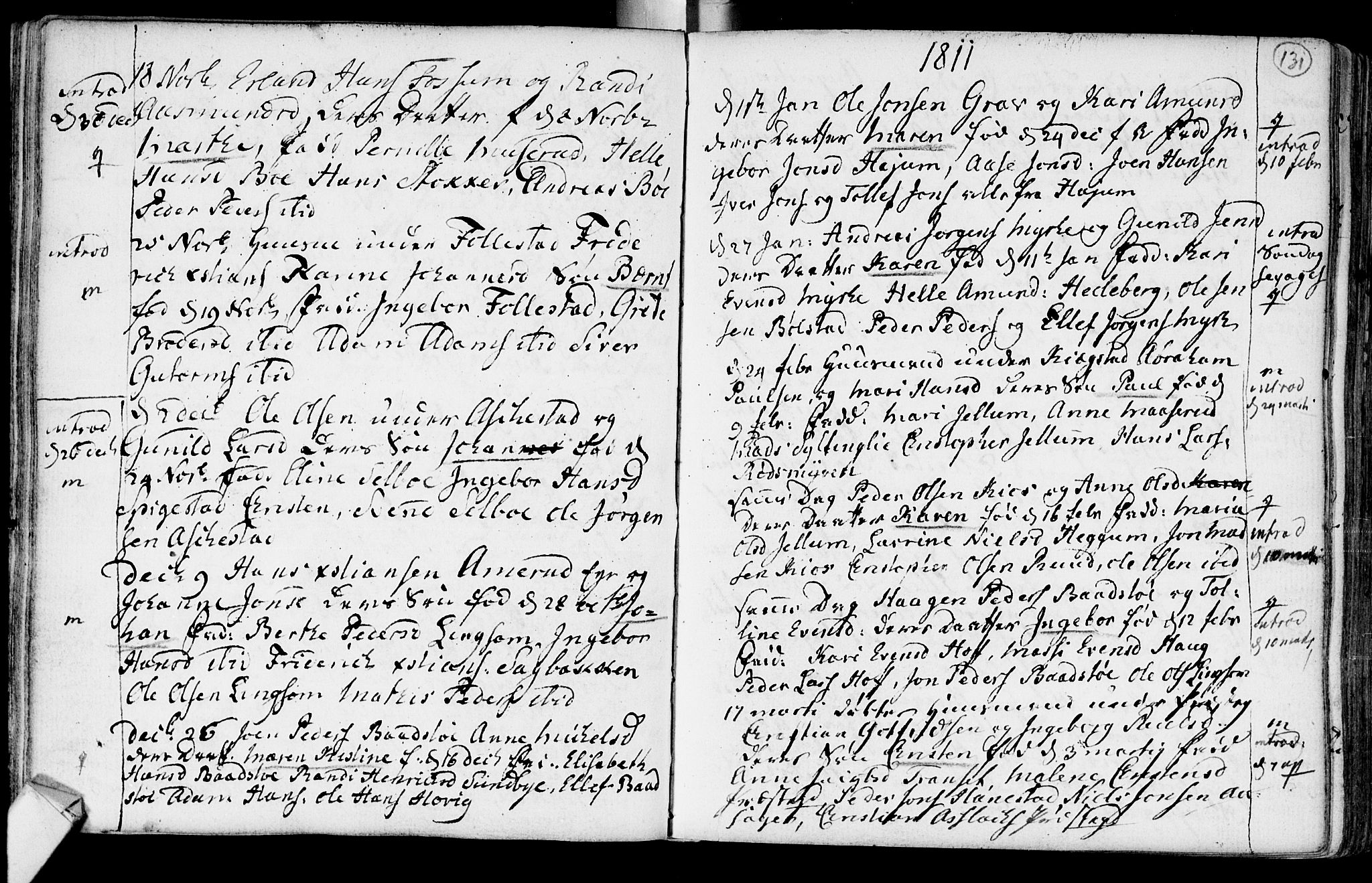 Røyken kirkebøker, SAKO/A-241/F/Fa/L0003: Parish register (official) no. 3, 1782-1813, p. 131