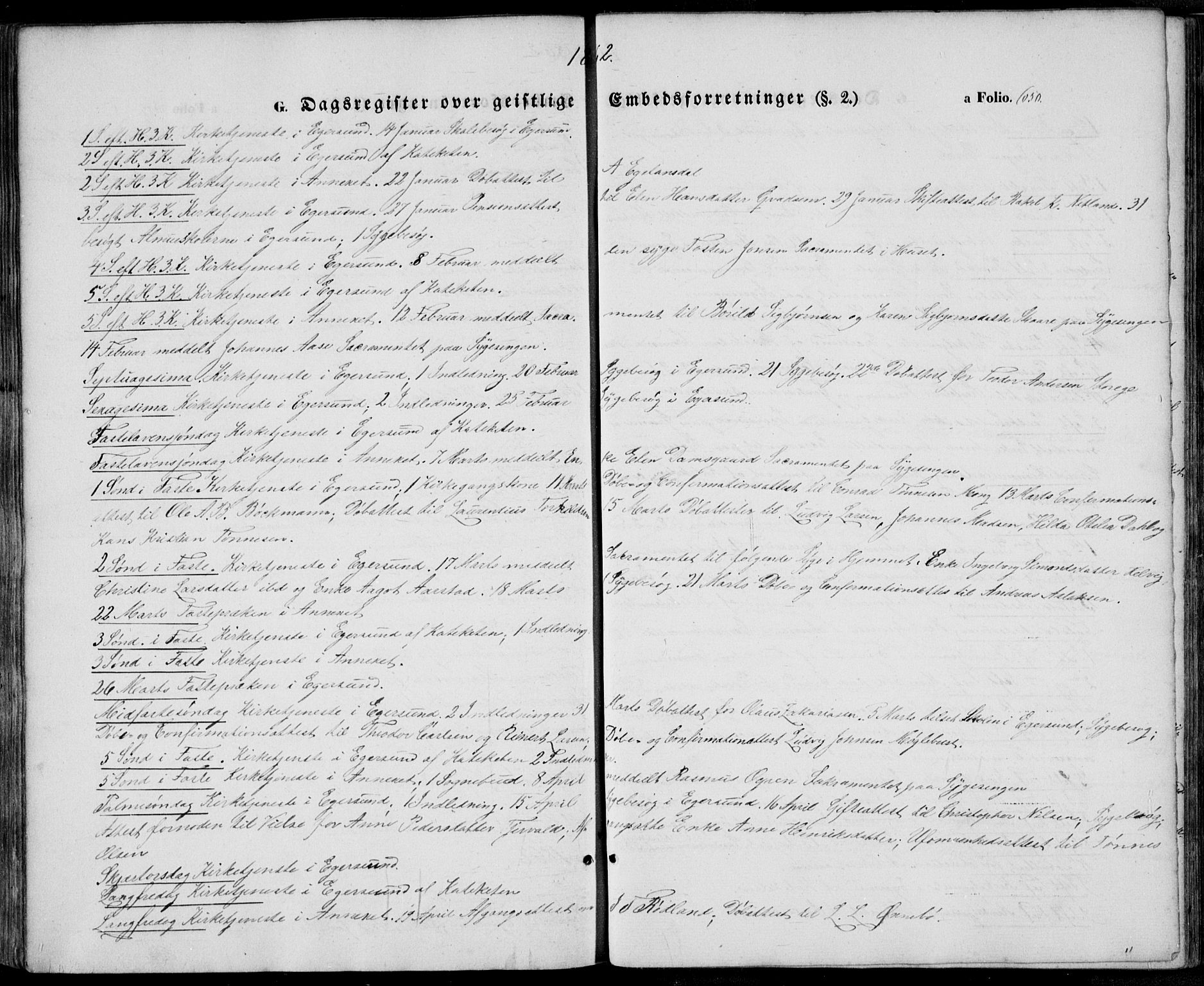 Eigersund sokneprestkontor, AV/SAST-A-101807/S08/L0013: Parish register (official) no. A 12.2, 1850-1865, p. 650