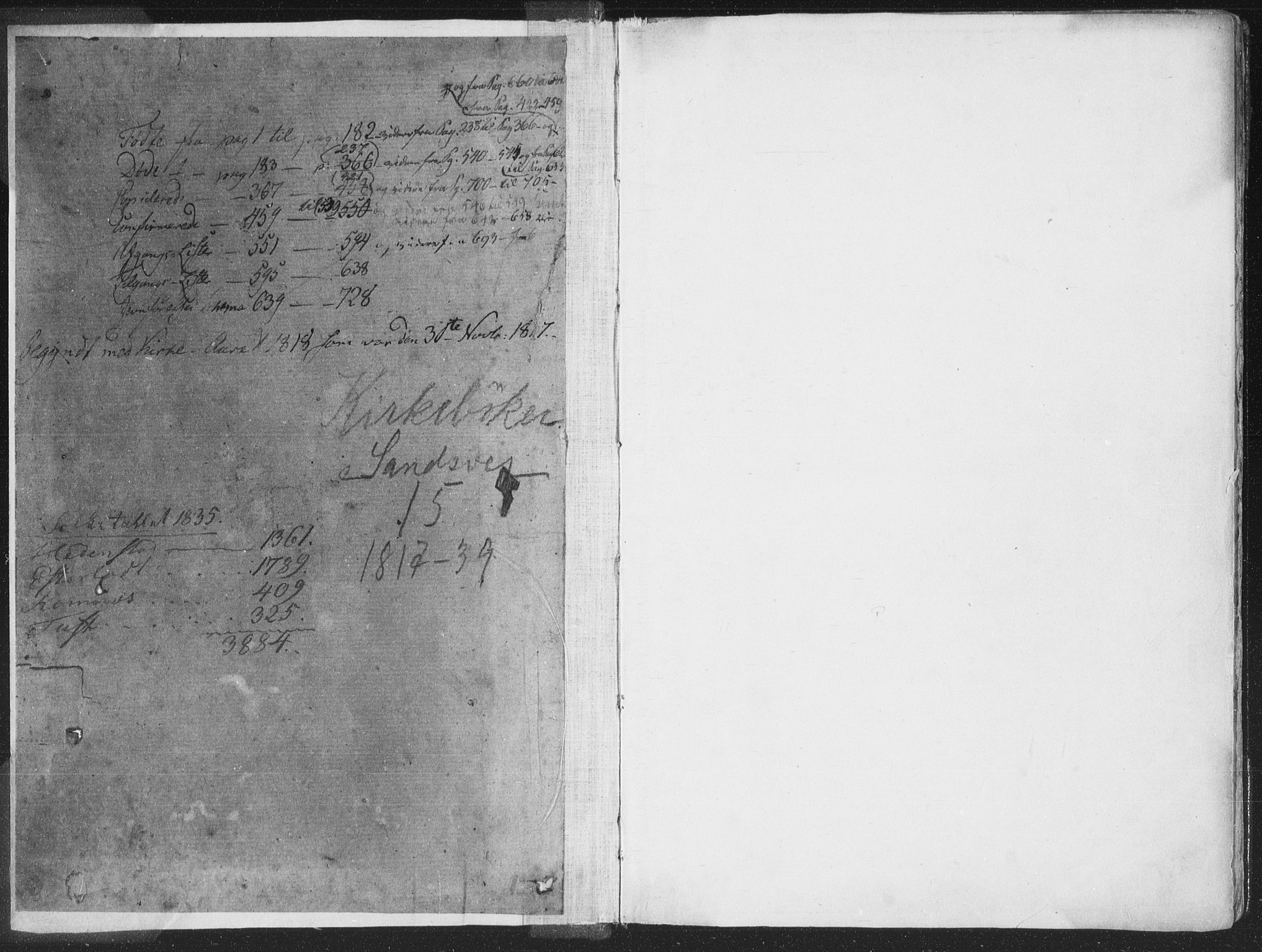 Sandsvær kirkebøker, AV/SAKO-A-244/F/Fa/L0004: Parish register (official) no. I 4, 1817-1839