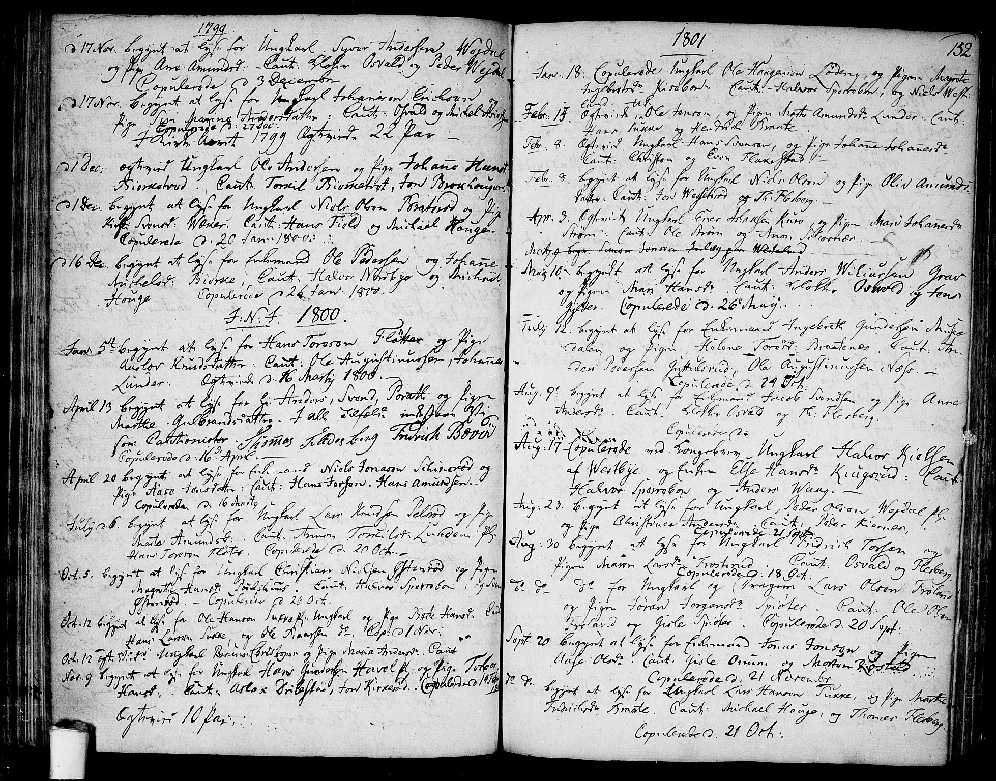 Våler prestekontor Kirkebøker, AV/SAO-A-11083/F/Fa/L0004: Parish register (official) no. I 4, 1771-1815, p. 152