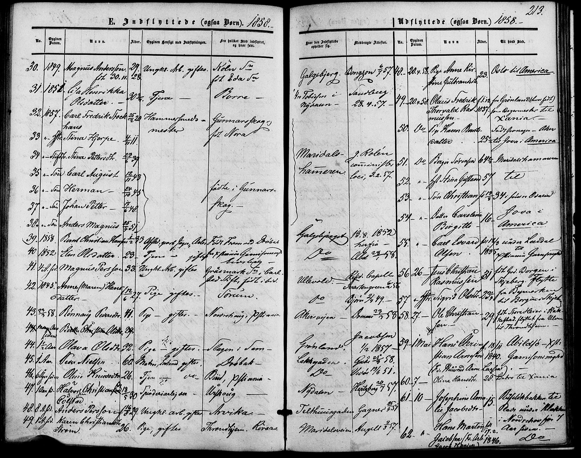 Vestre Aker prestekontor Kirkebøker, SAO/A-10025/F/Fa/L0001: Parish register (official) no. 1, 1853-1858, p. 213