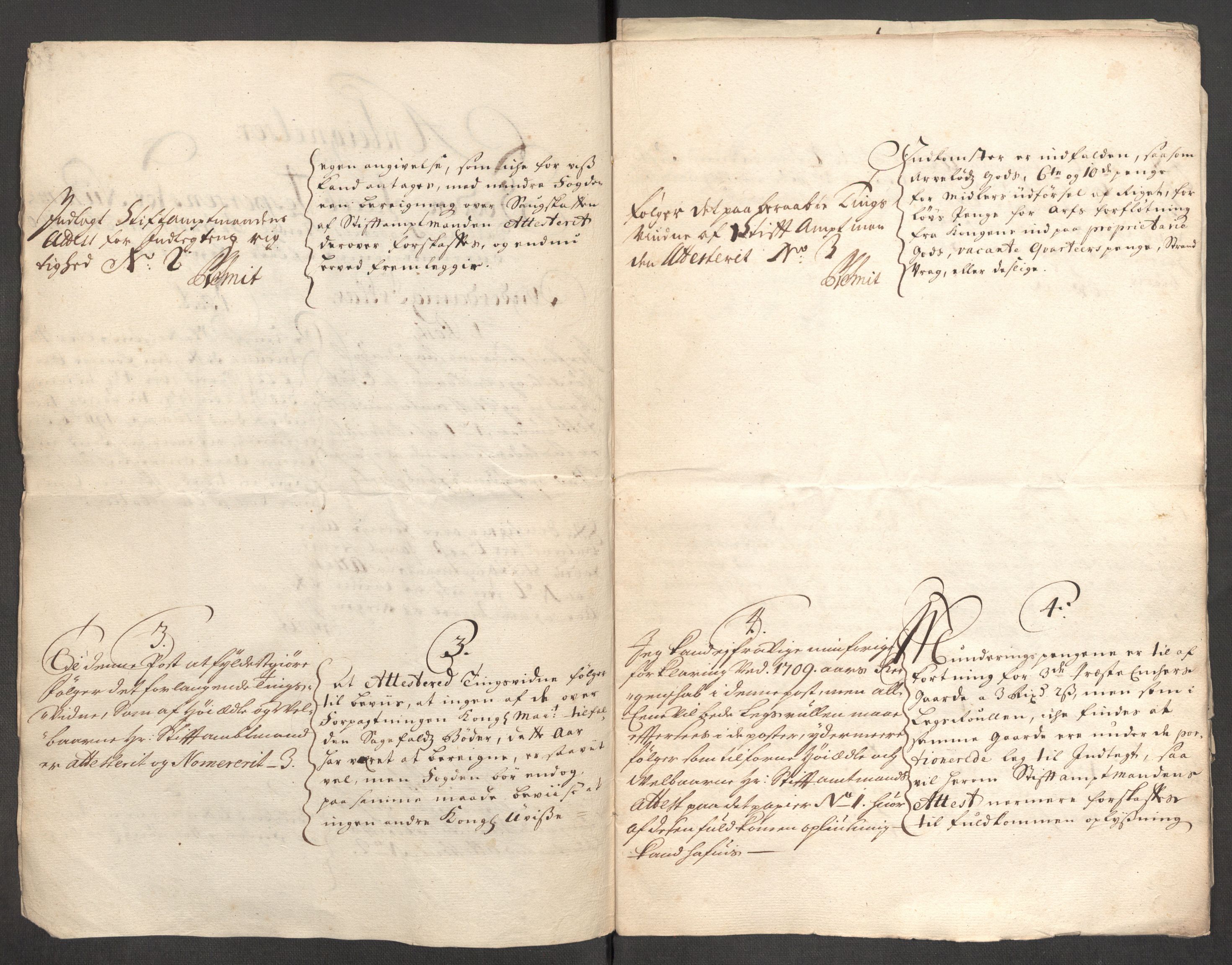 Rentekammeret inntil 1814, Reviderte regnskaper, Fogderegnskap, AV/RA-EA-4092/R64/L4431: Fogderegnskap Namdal, 1709-1710, p. 477