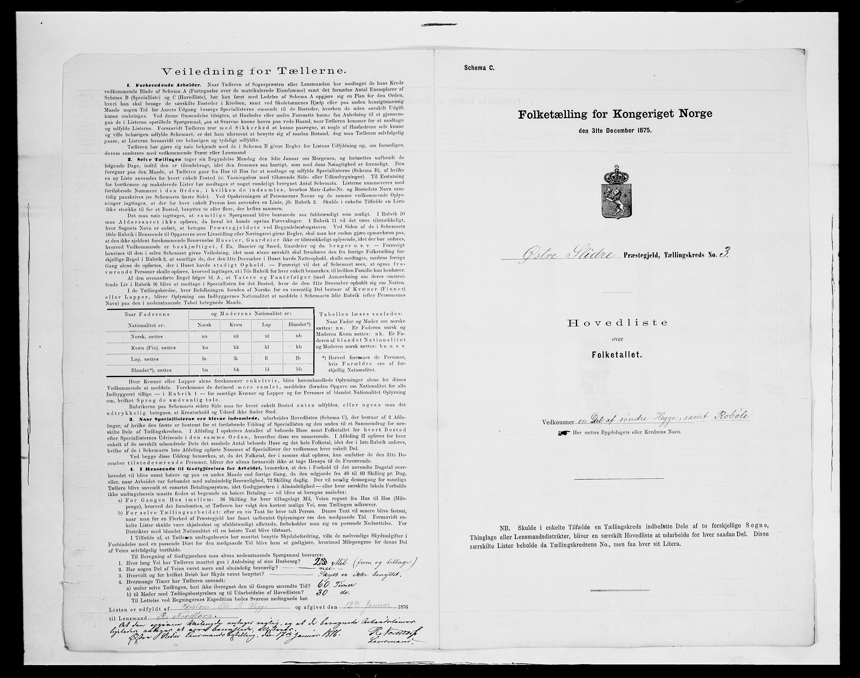 SAH, 1875 census for 0544P Øystre Slidre, 1875, p. 14