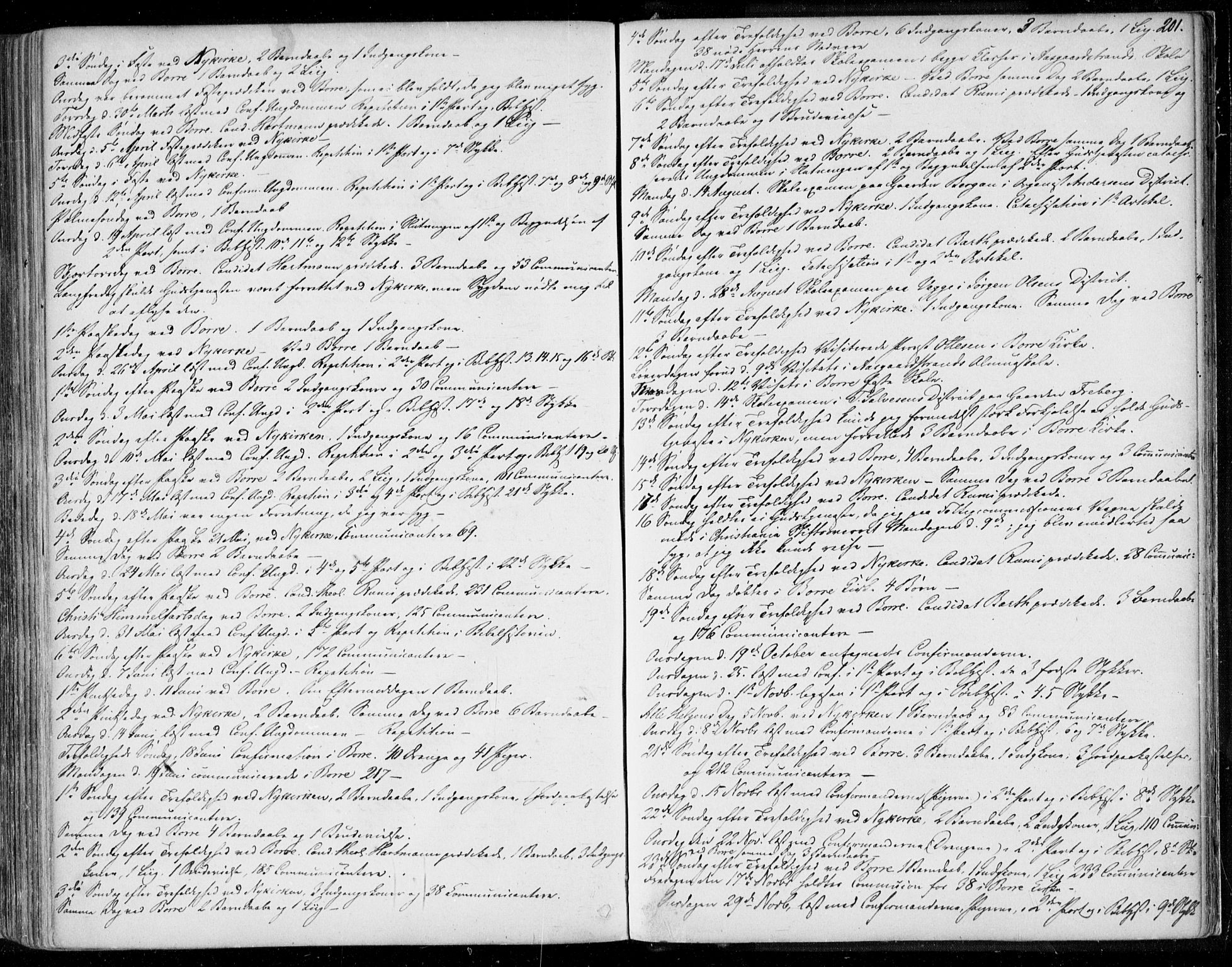 Borre kirkebøker, AV/SAKO-A-338/F/Fa/L0005: Parish register (official) no. I 5, 1845-1851, p. 201